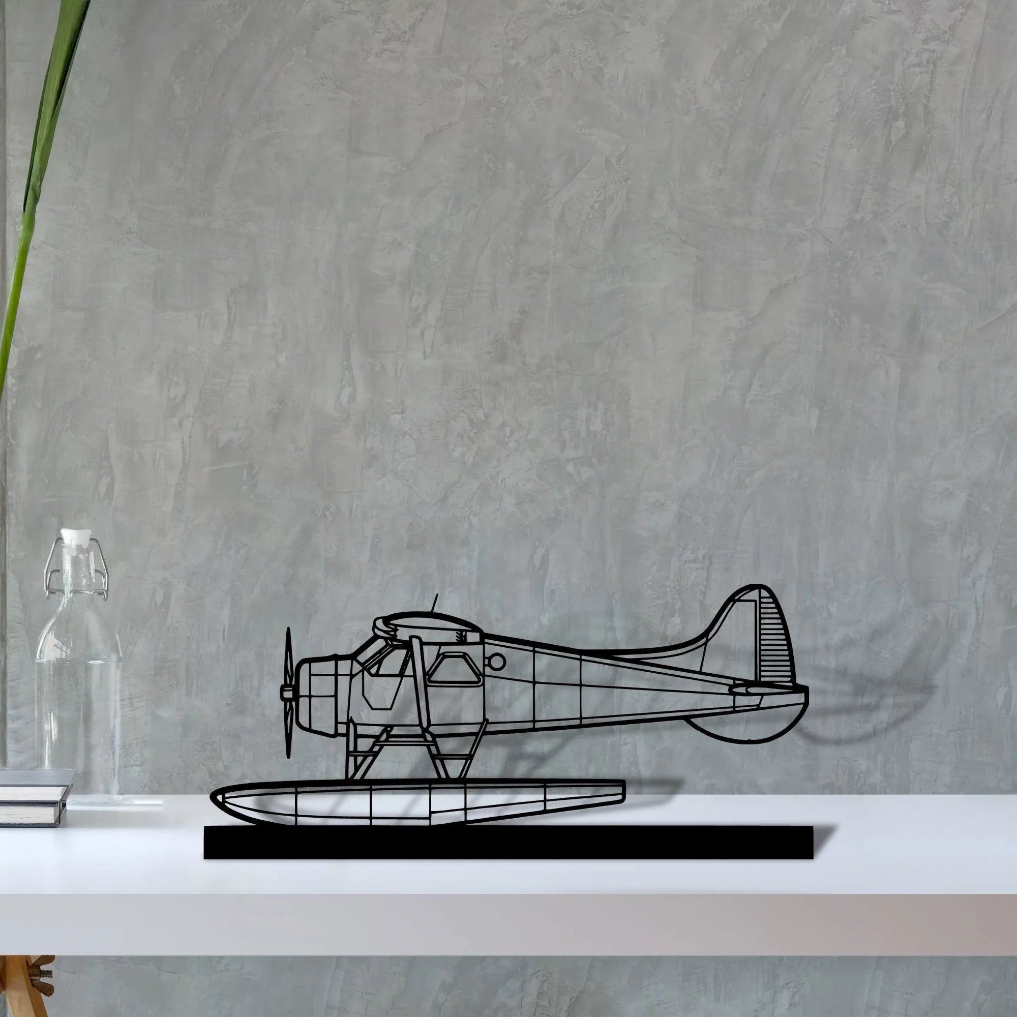 de-havilland-beaver-2 Silhouette Metal Art Stand - Tinvibe