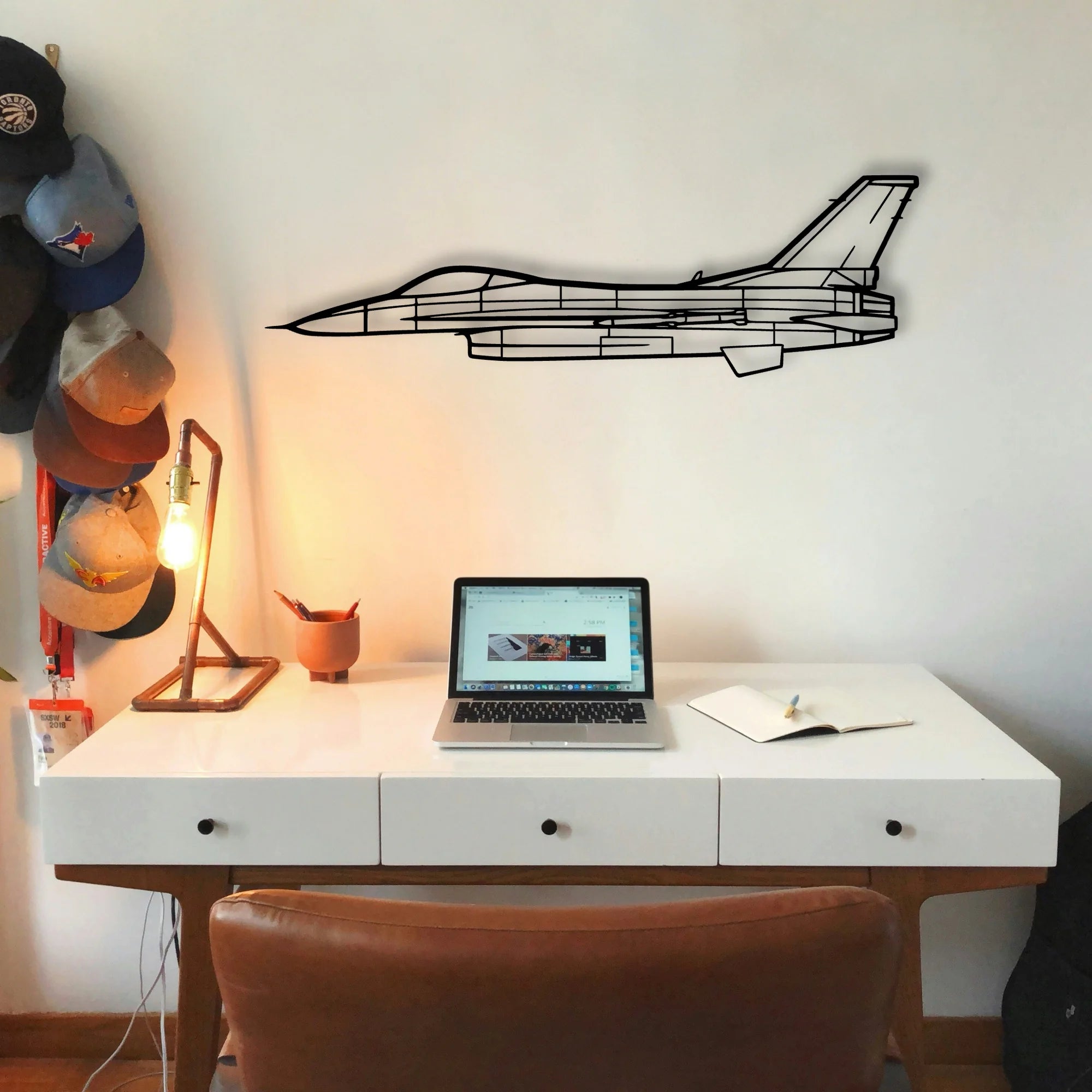 De Havilland Beaver Classic Aircraft Silhouette Metal Wall Art - Tinvibe