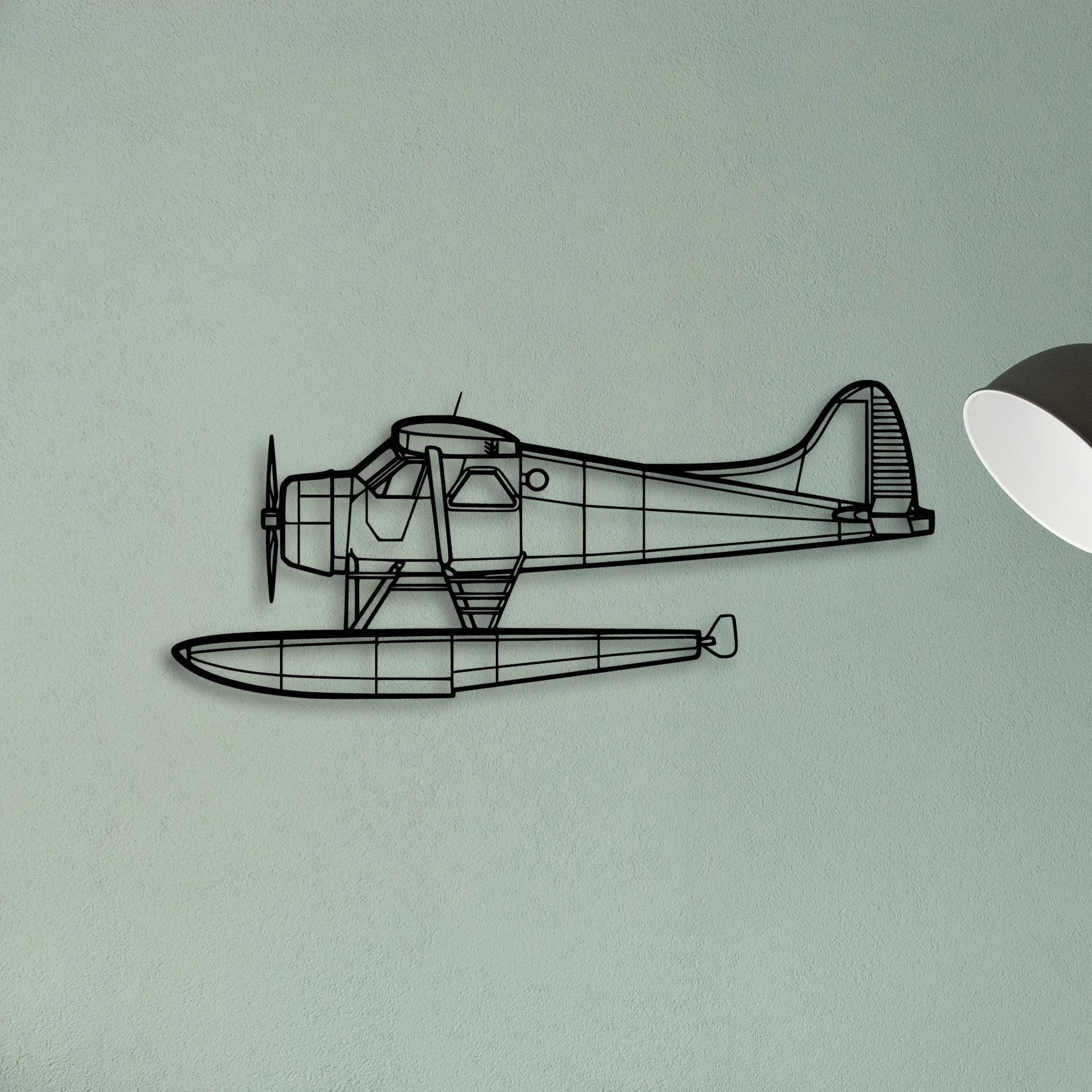 Douglas Md 11 Classic Aircraft Silhouette Metal Wall Art - Tinvibe