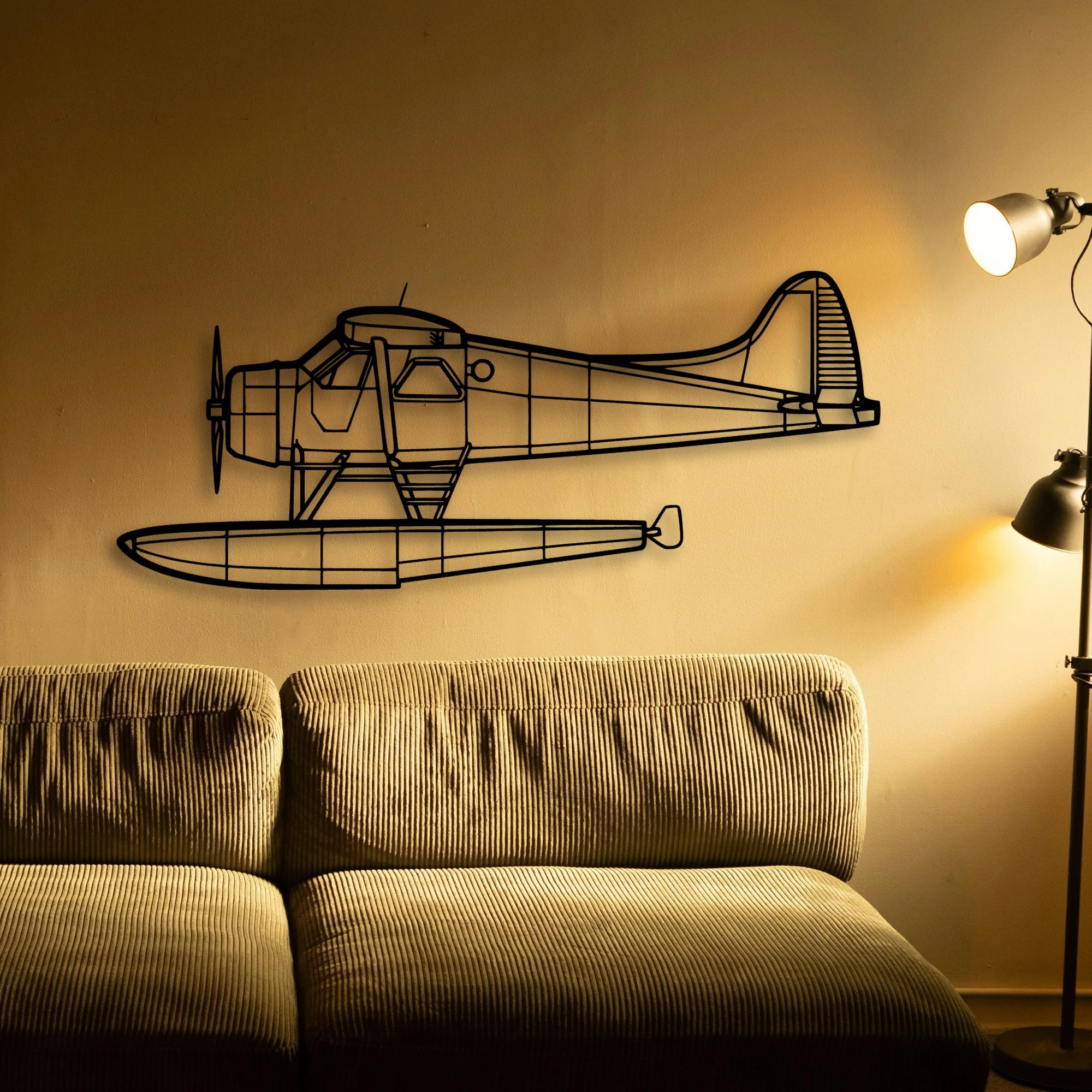 Douglas Md 11 Classic Aircraft Silhouette Metal Wall Art - Tinvibe