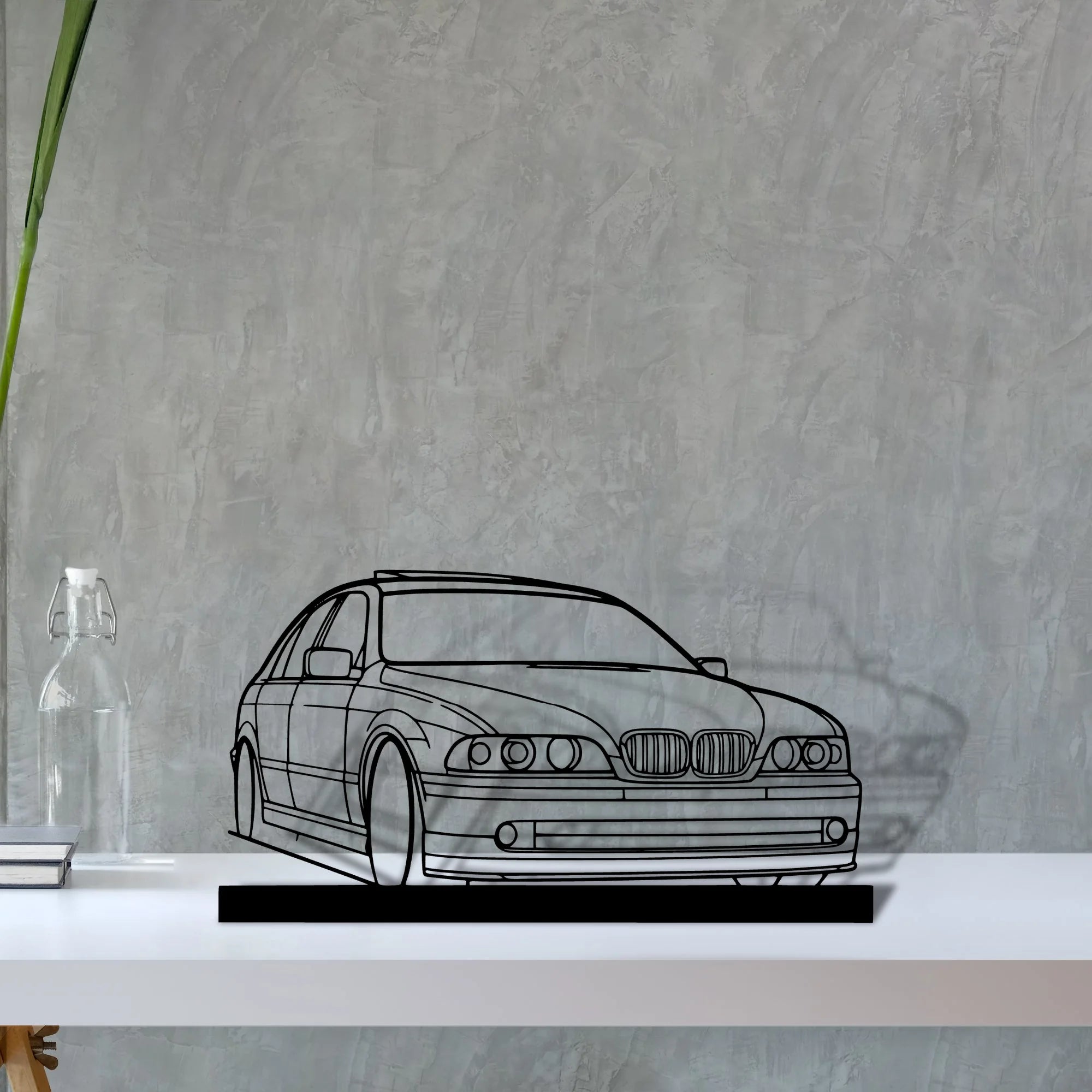 e39 Silhouette Metal Art Stand - Tinvibe