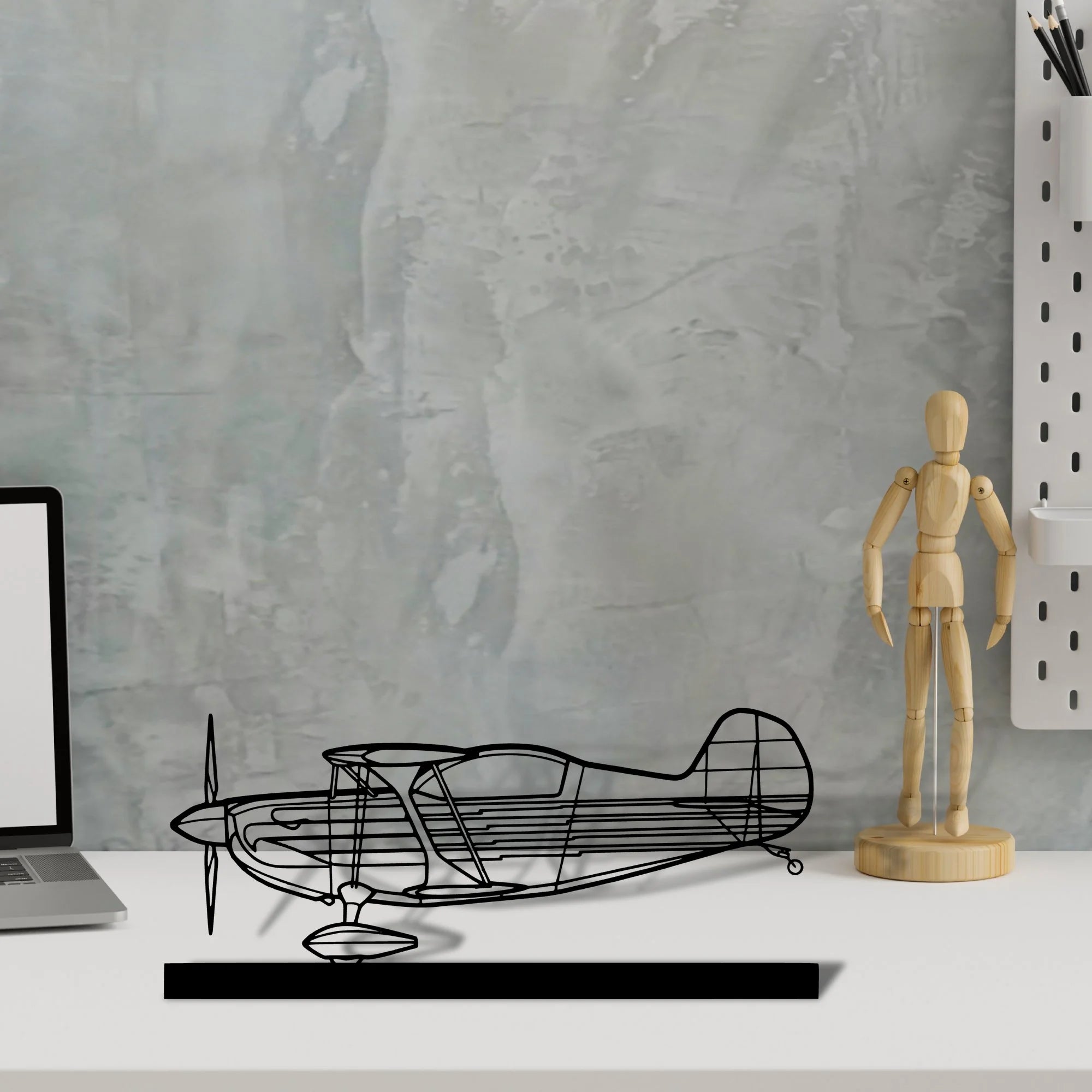 eagle-ii-2 Silhouette Metal Art Stand - Tinvibe