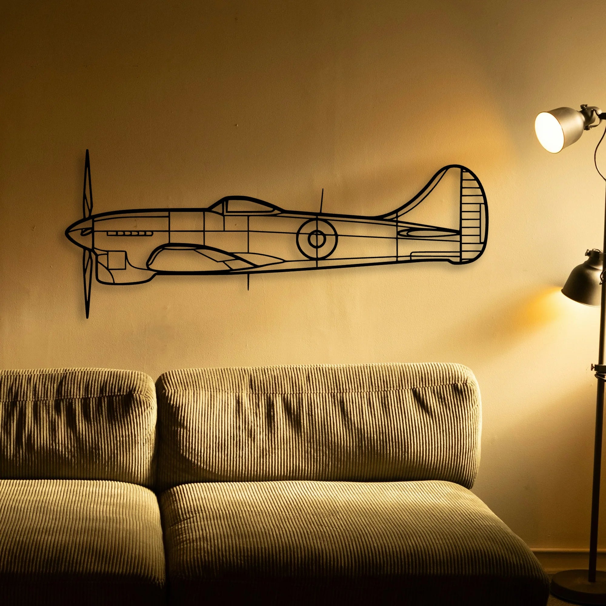 Eagle Classic Aircraft Silhouette Metal Wall Art - Tinvibe