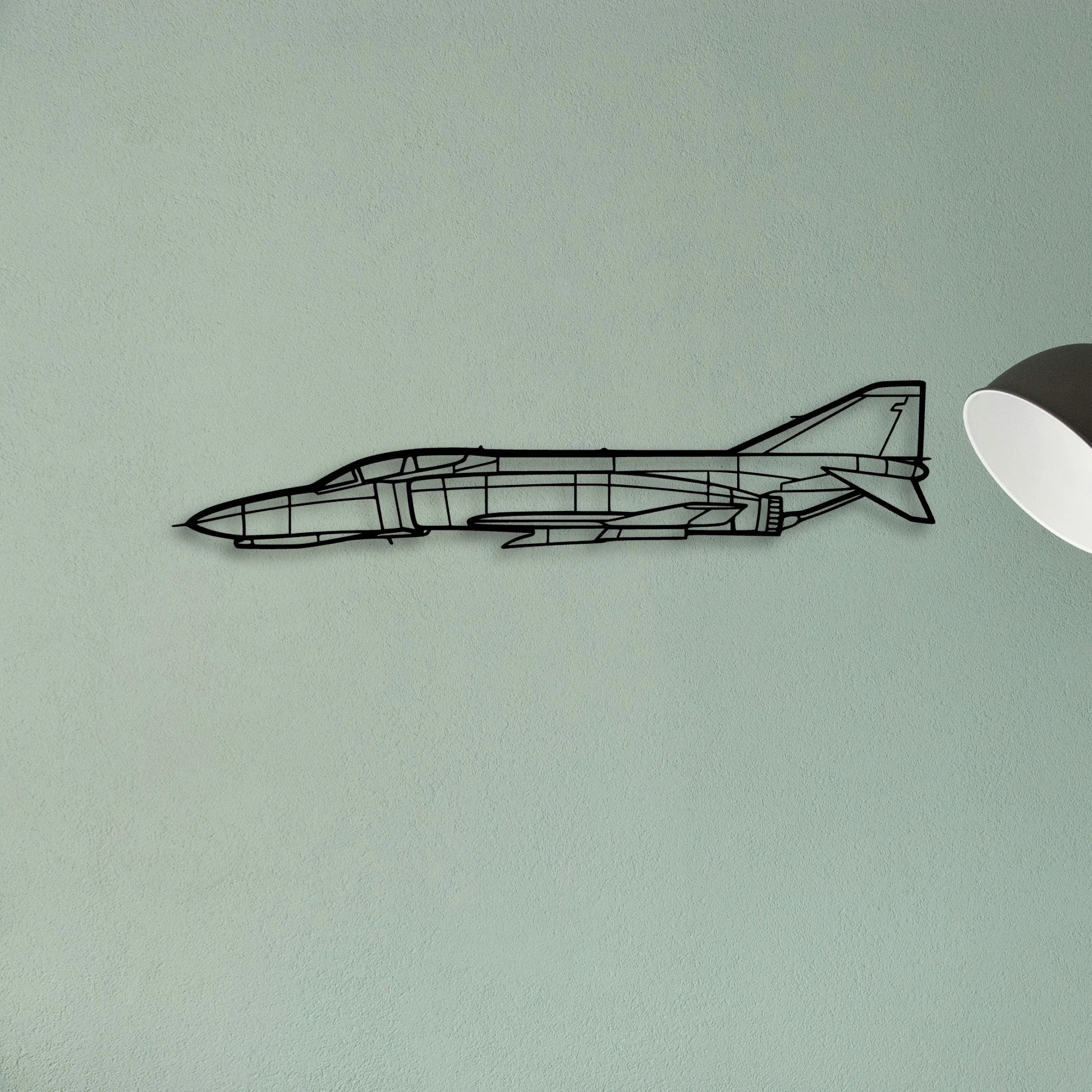 Evolution Classic Aircraft Silhouette Metal Wall Art - Tinvibe