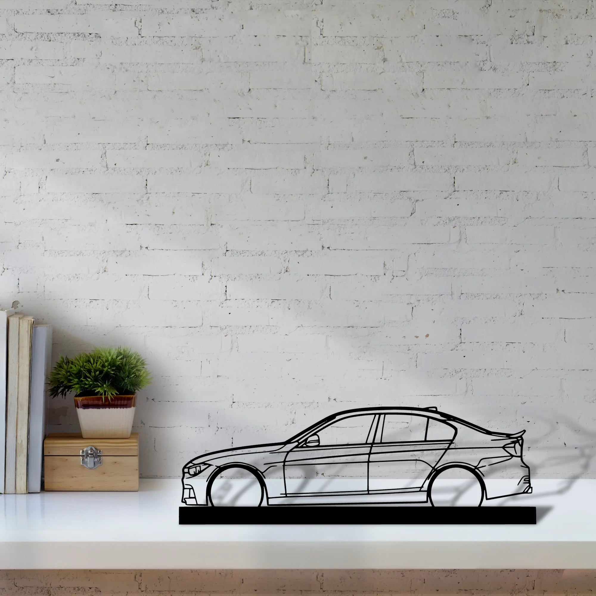 f30-m Silhouette Metal Art Stand - Tinvibe