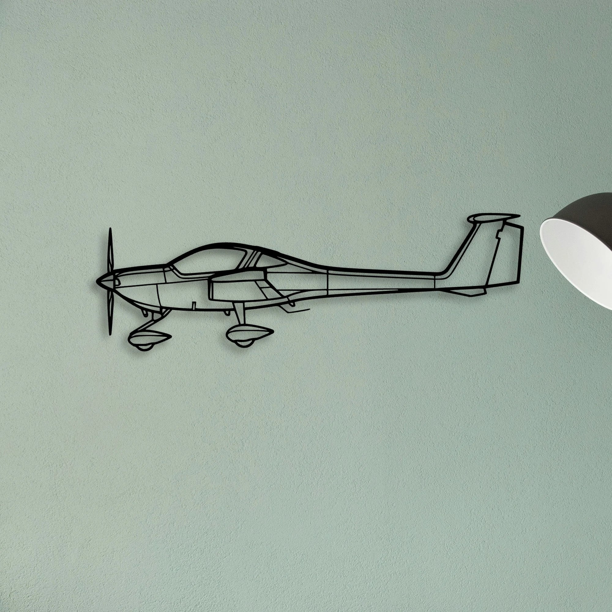 F6F Hellcat Classic Aircraft Silhouette Metal Wall Art - Tinvibe