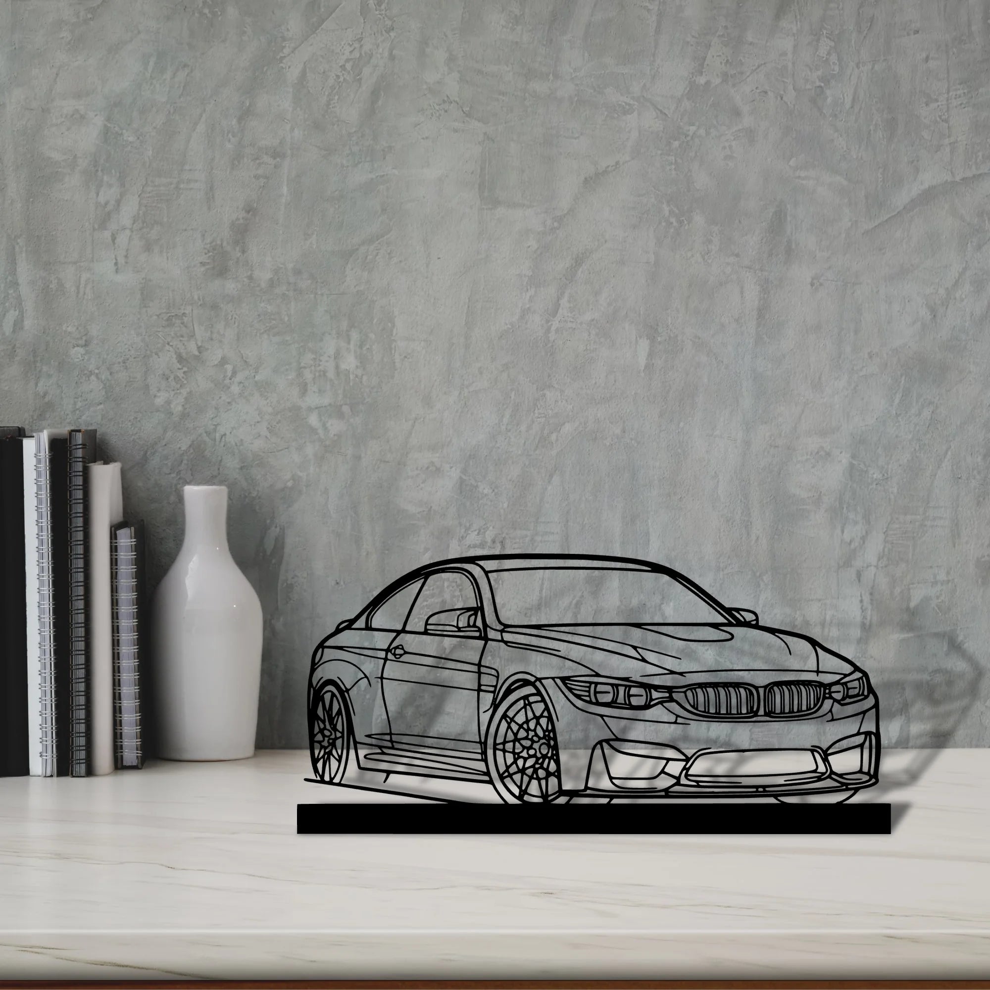 f82-m4 Silhouette Metal Art Stand - Tinvibe