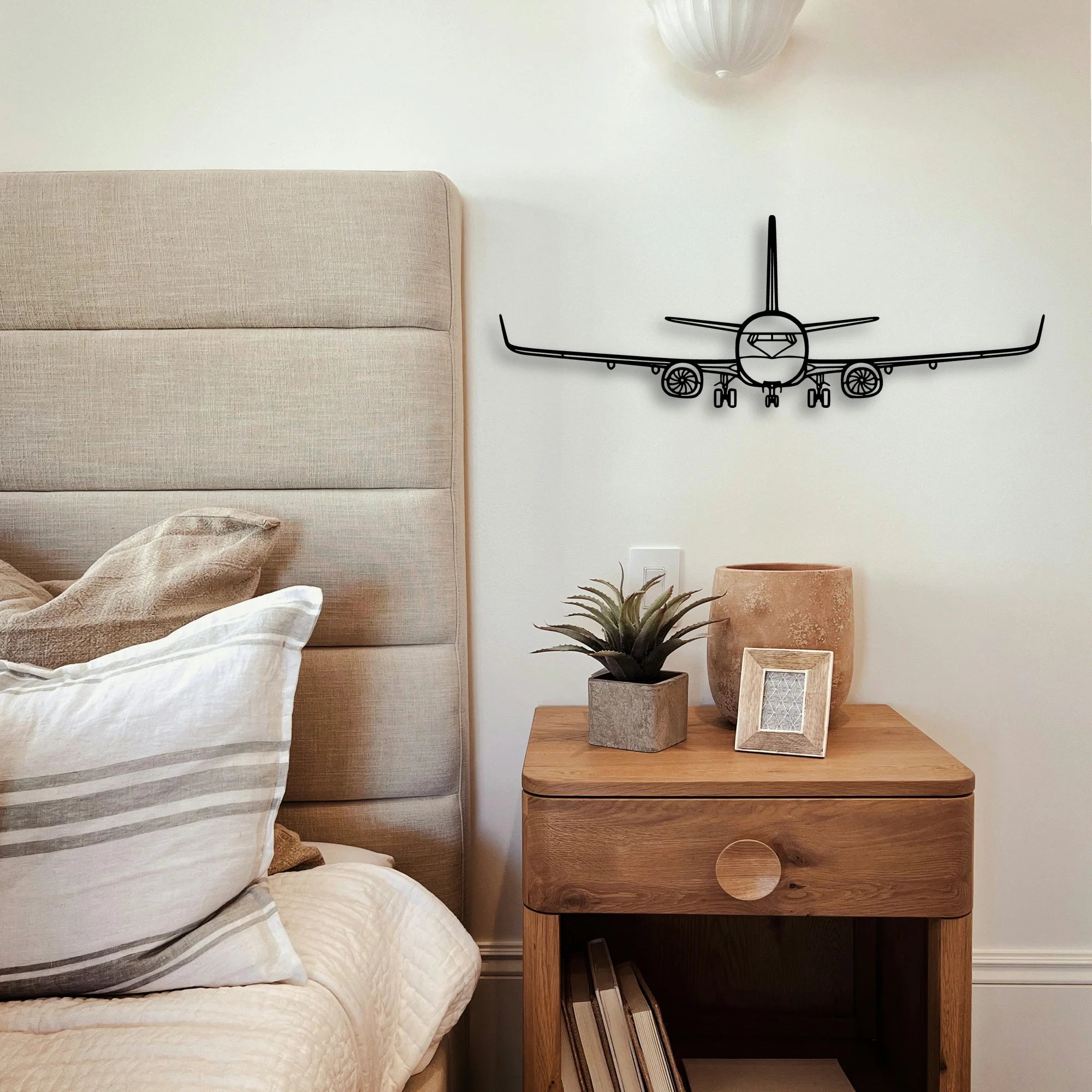 Falco F8L Classic Aircraft Silhouette Metal Wall Art - Tinvibe