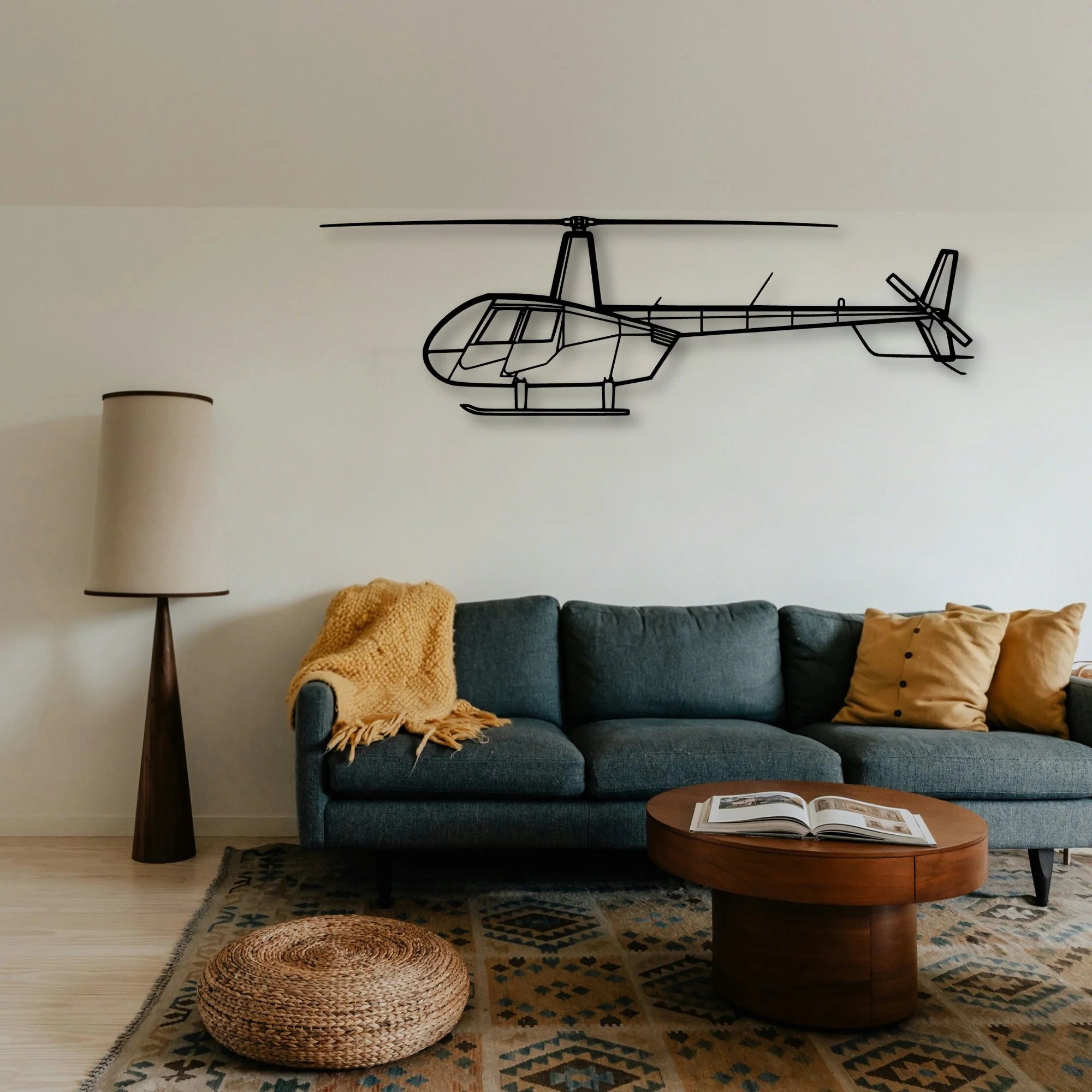 Falcon 900EX 2 Classic Aircraft Silhouette Metal Wall Art - Tinvibe