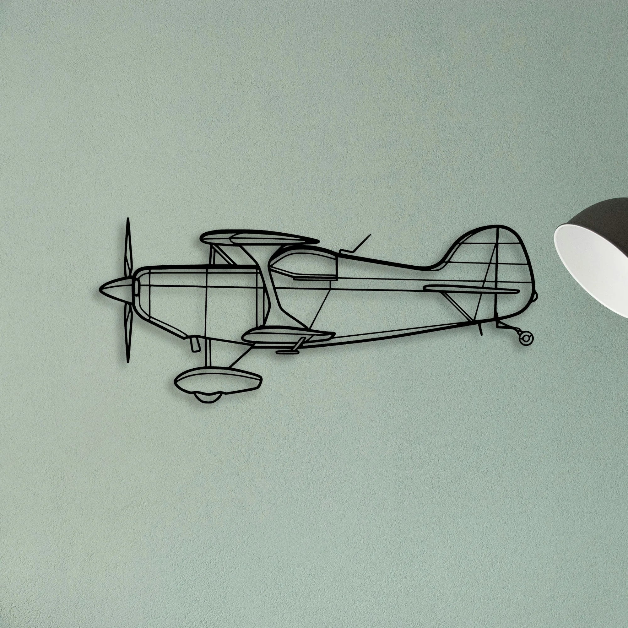 Falcon 900EX Classic Aircraft Silhouette Metal Wall Art - Tinvibe