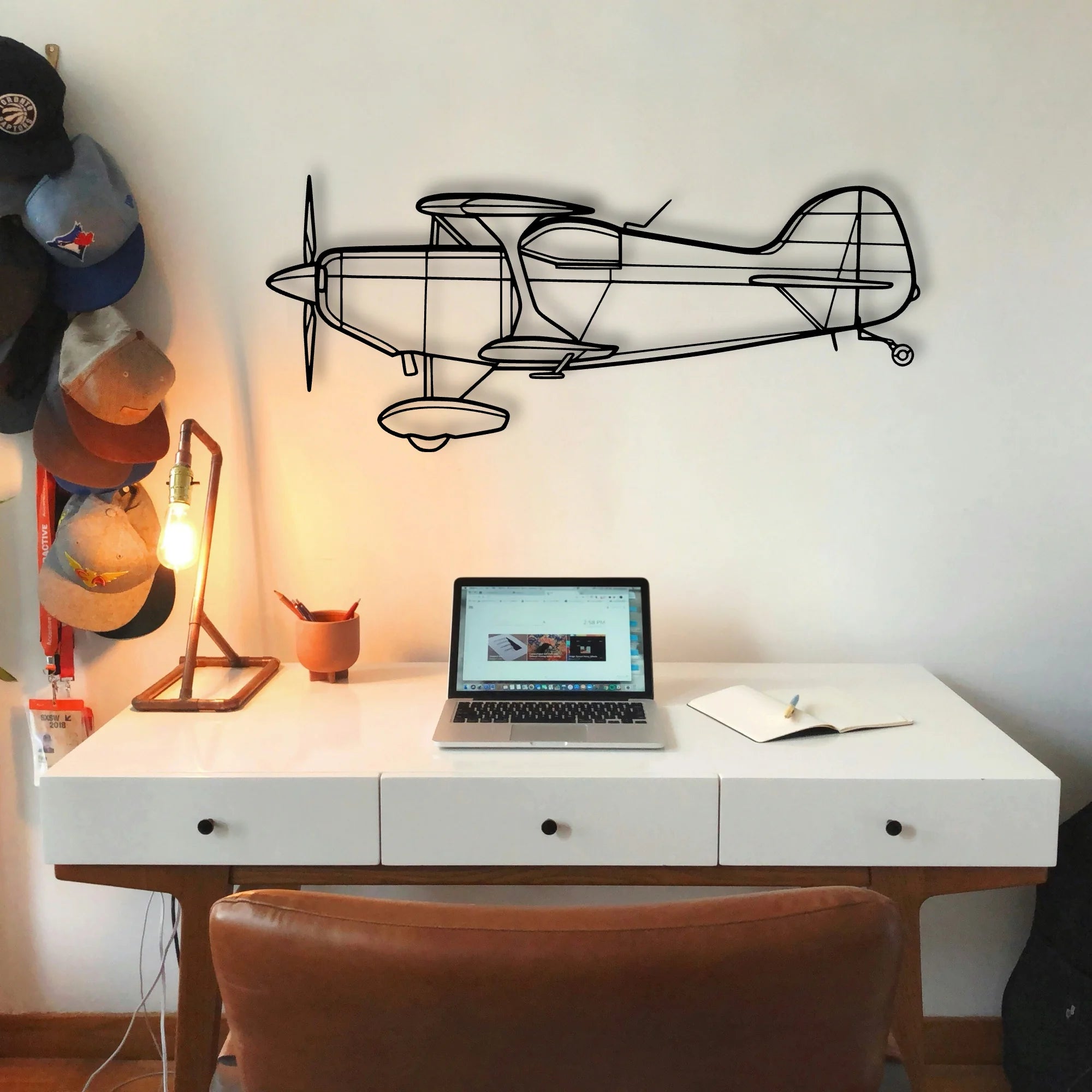 Falcon 900EX Classic Aircraft Silhouette Metal Wall Art - Tinvibe