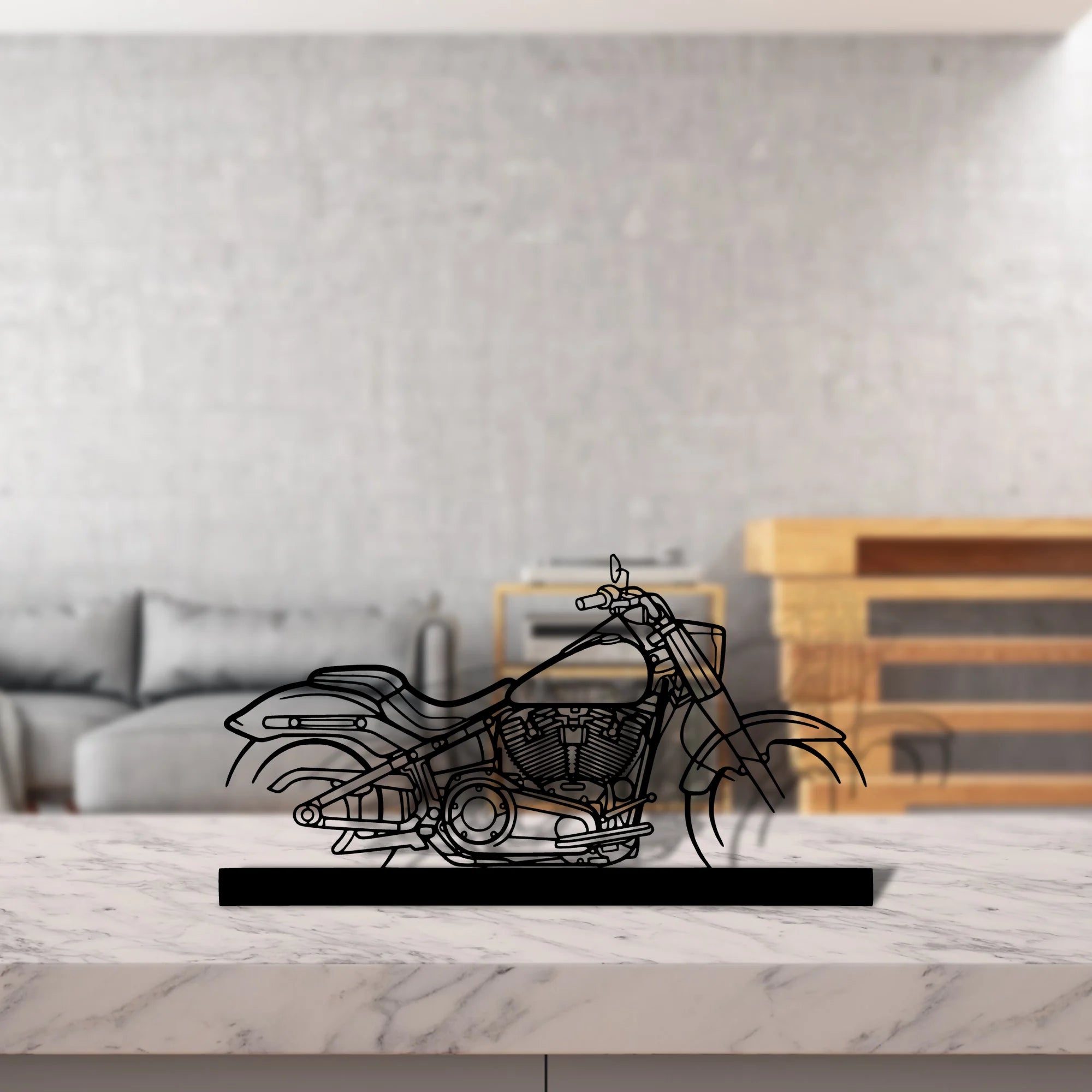fat-boy Silhouette Metal Art Stand - Tinvibe