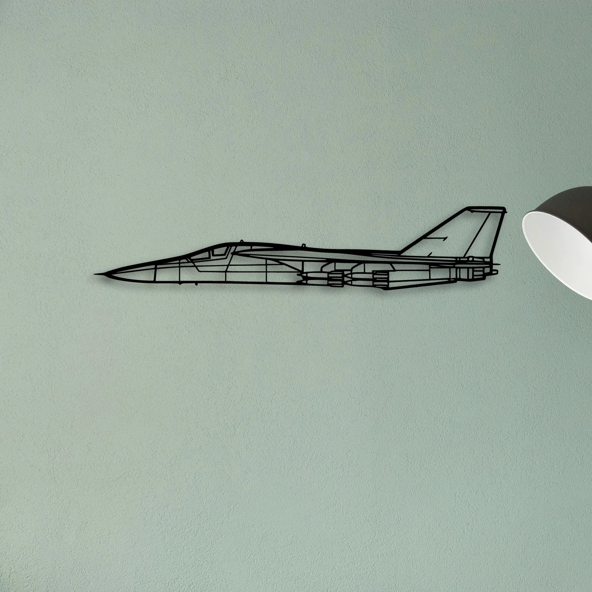 Fb 111F Aardvark Classic Aircraft Silhouette Metal Wall Art - Tinvibe