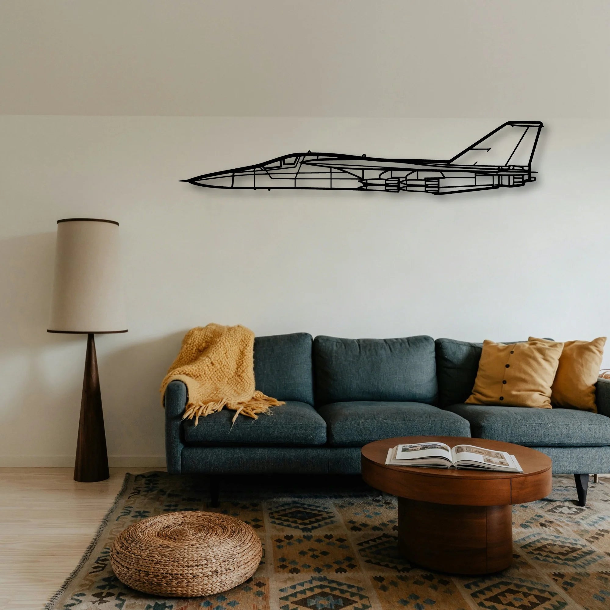 Fb 111F Aardvark Classic Aircraft Silhouette Metal Wall Art - Tinvibe
