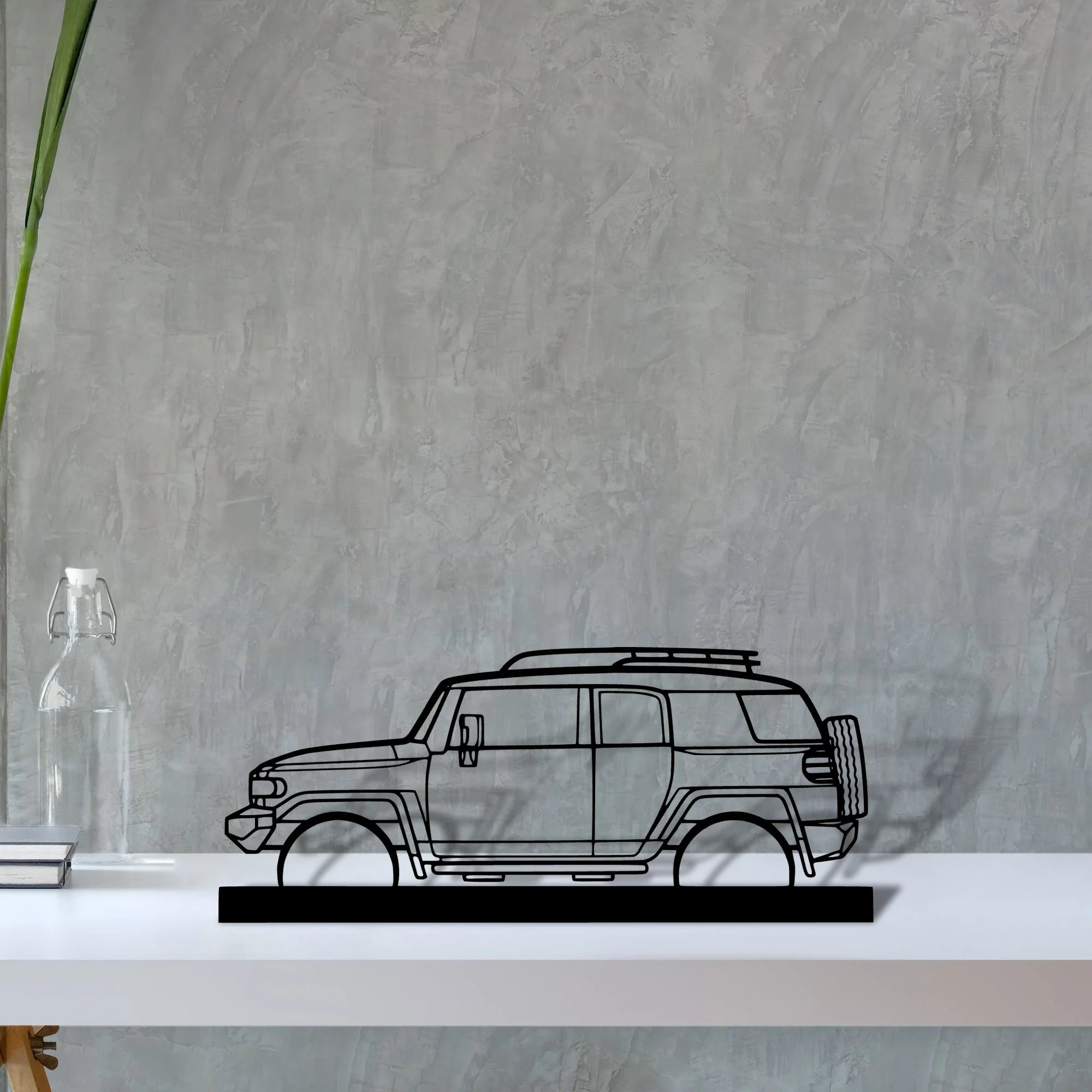fj-cruiser-2008 Silhouette Metal Art Stand - Tinvibe