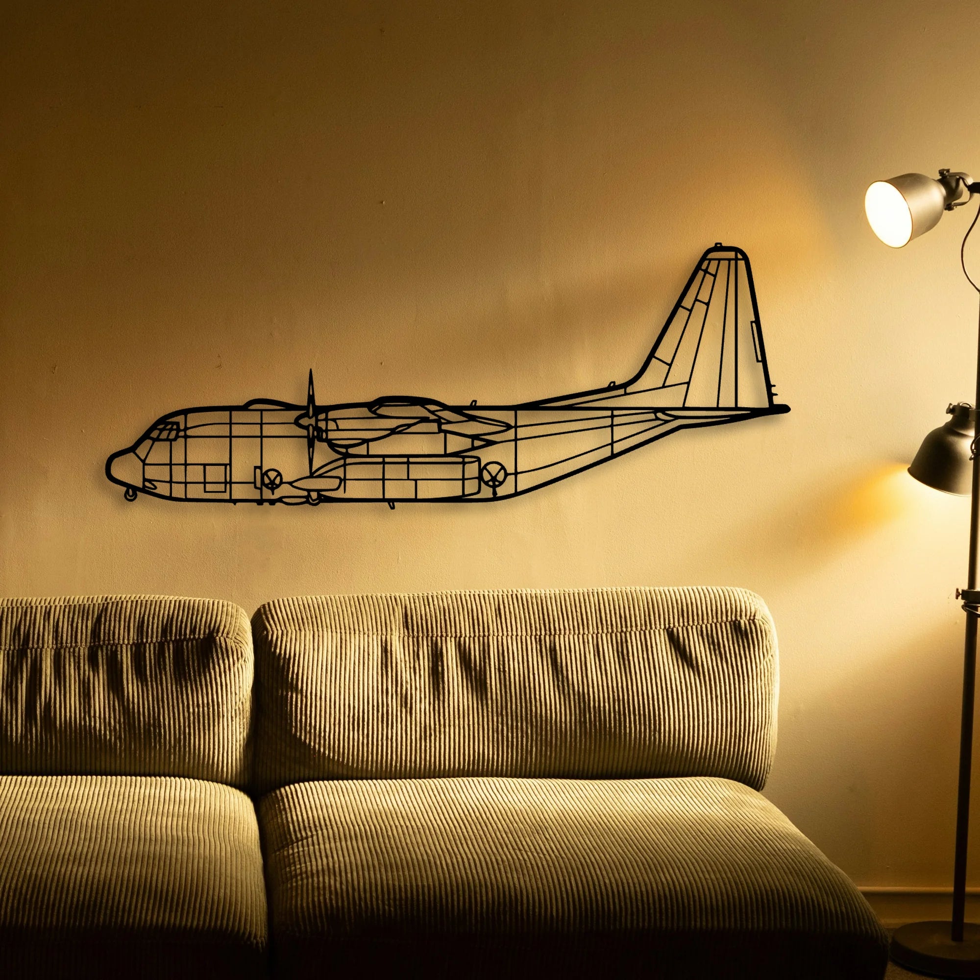 G550 Classic Aircraft Silhouette Metal Wall Art - Tinvibe