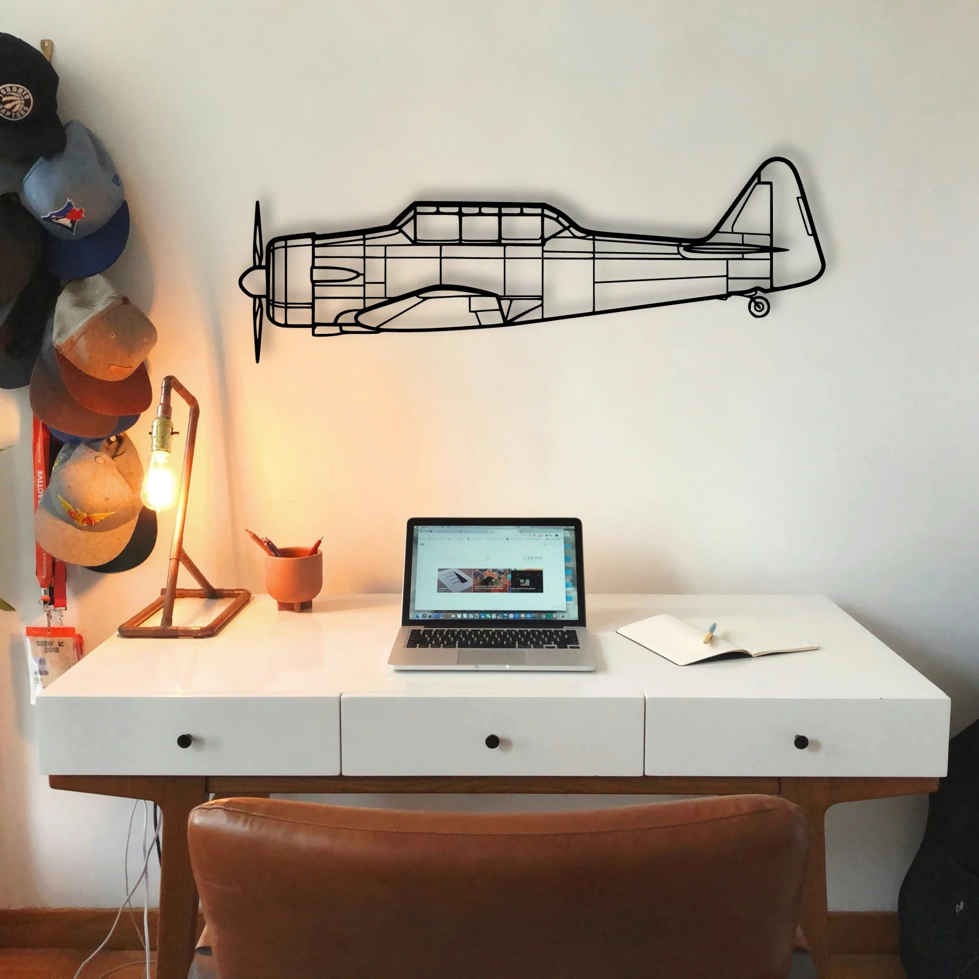 G650 Classic Aircraft Silhouette Metal Wall Art - Tinvibe