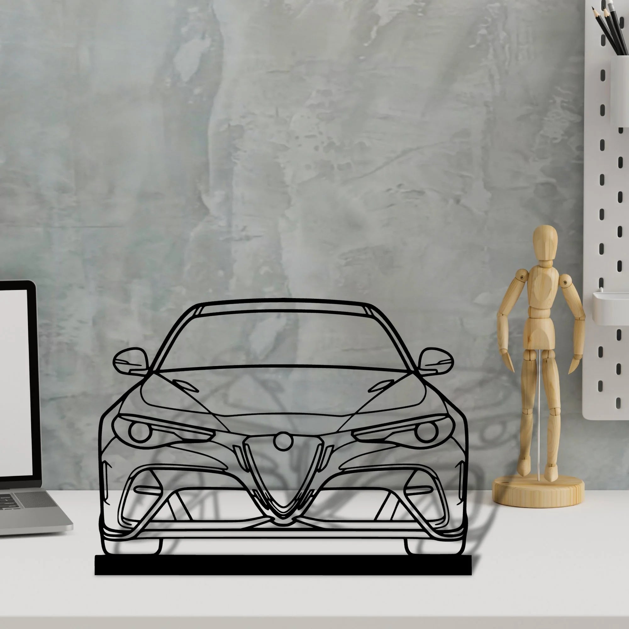 giulia-gtam-2020 Silhouette Metal Art Stand - Tinvibe