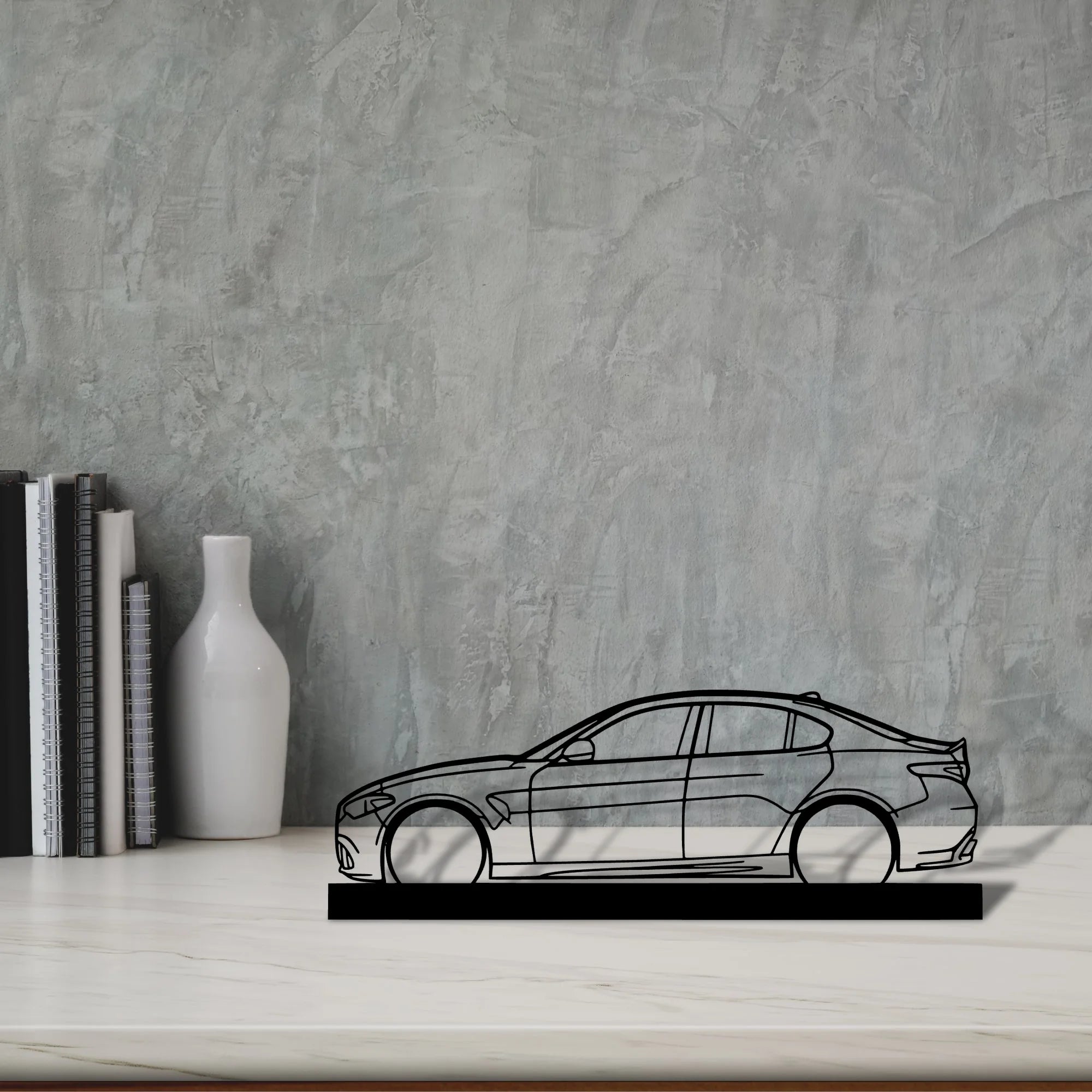 giulia Silhouette Metal Art Stand - Tinvibe