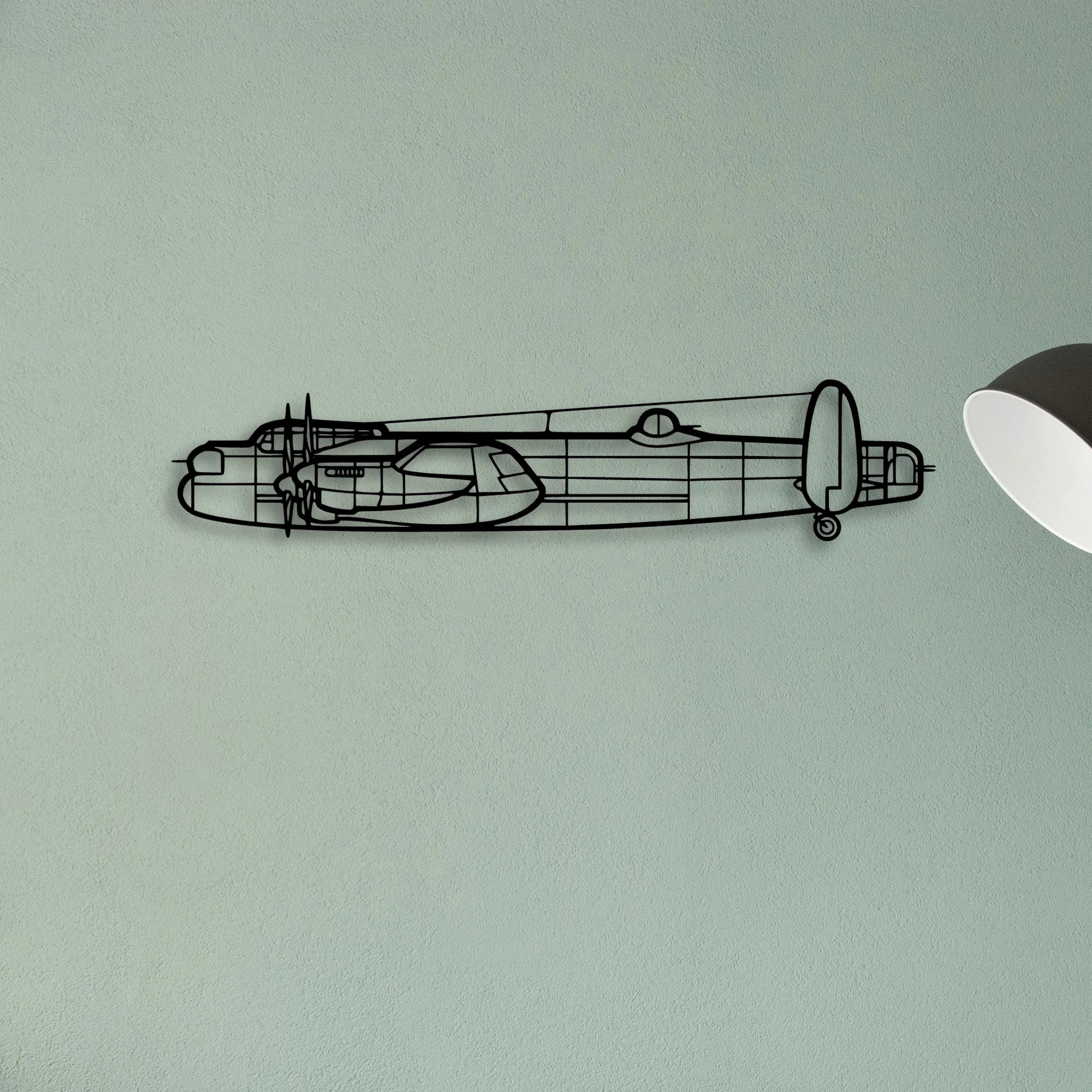 Global 7500 Classic Aircraft Silhouette Metal Wall Art - Tinvibe