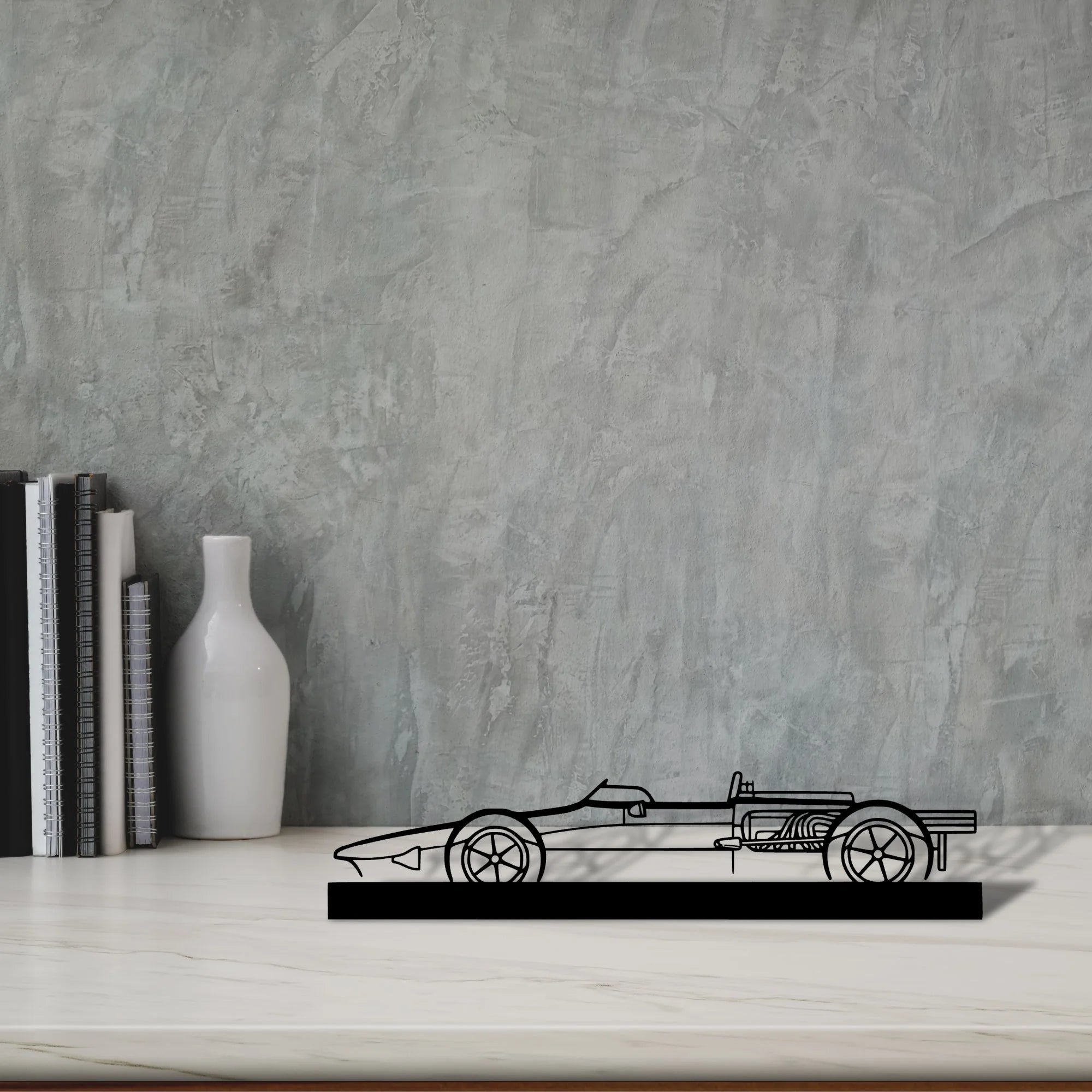 gurney-eagle-1967 Silhouette Metal Art Stand - Tinvibe