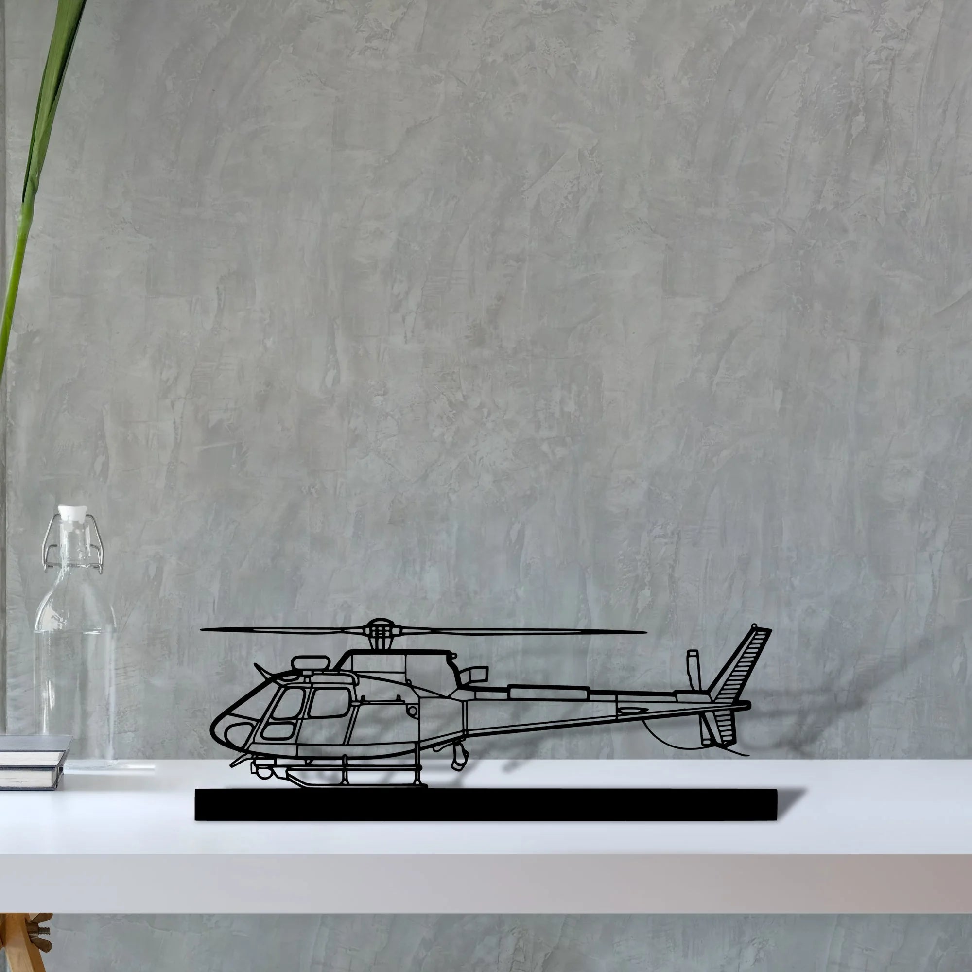 h125e Silhouette Metal Art Stand - Tinvibe