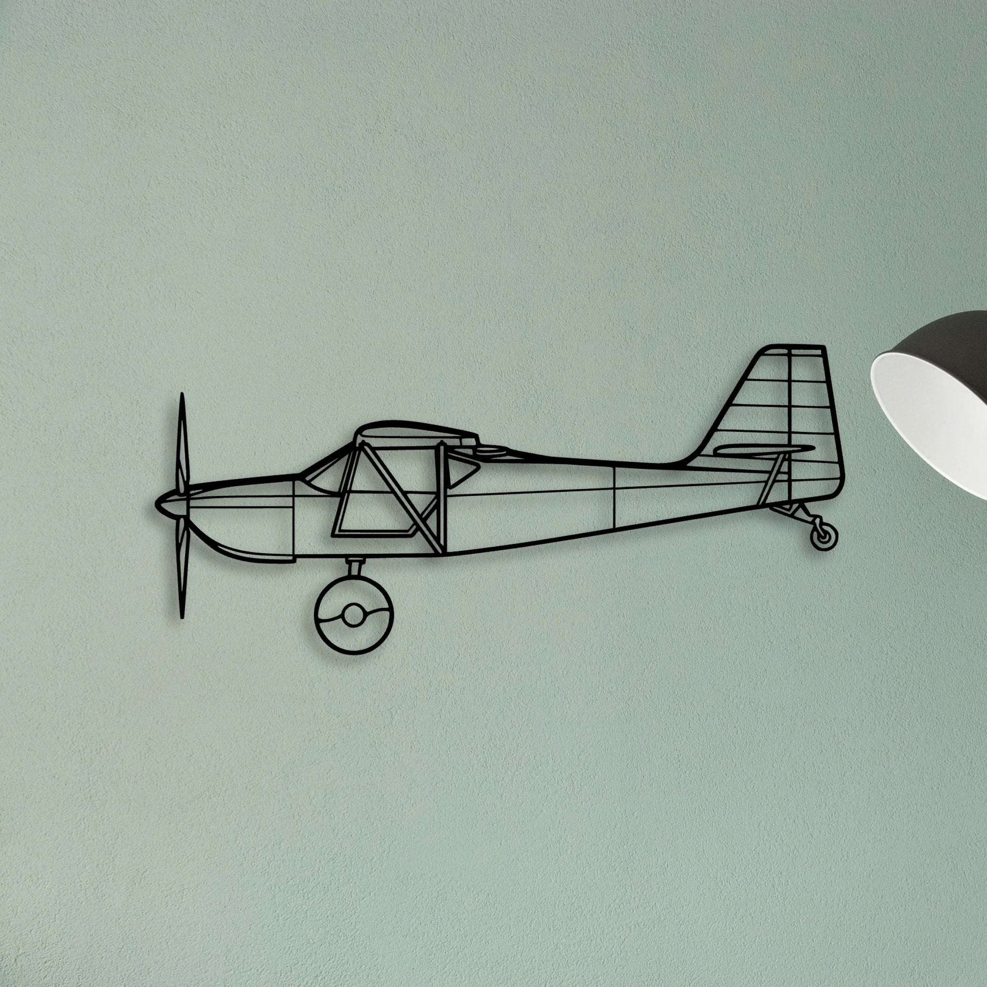 H145 2 Classic Aircraft Silhouette Metal Wall Art - Tinvibe