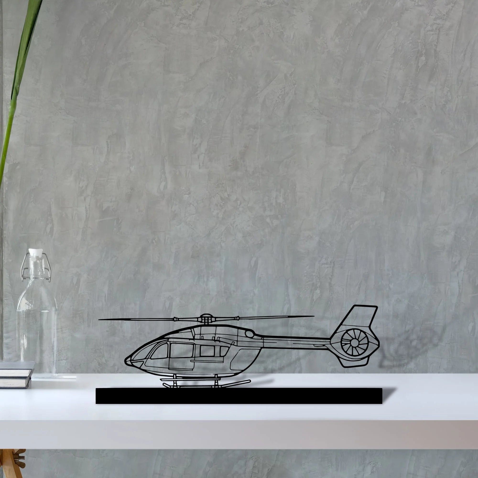 h145 Silhouette Metal Art Stand - Tinvibe