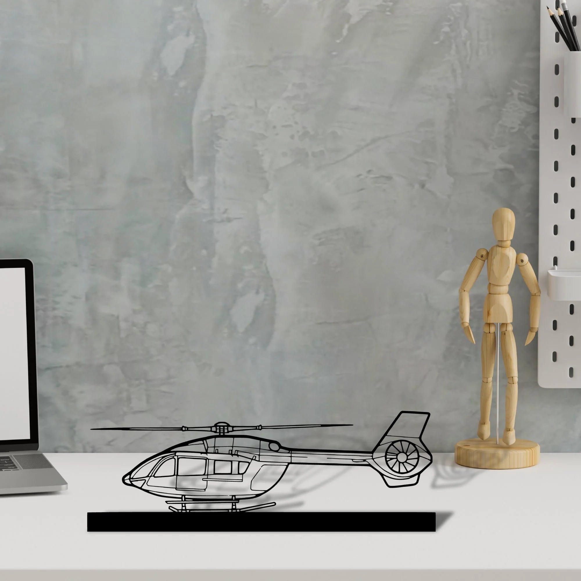h145 Silhouette Metal Art Stand - Tinvibe