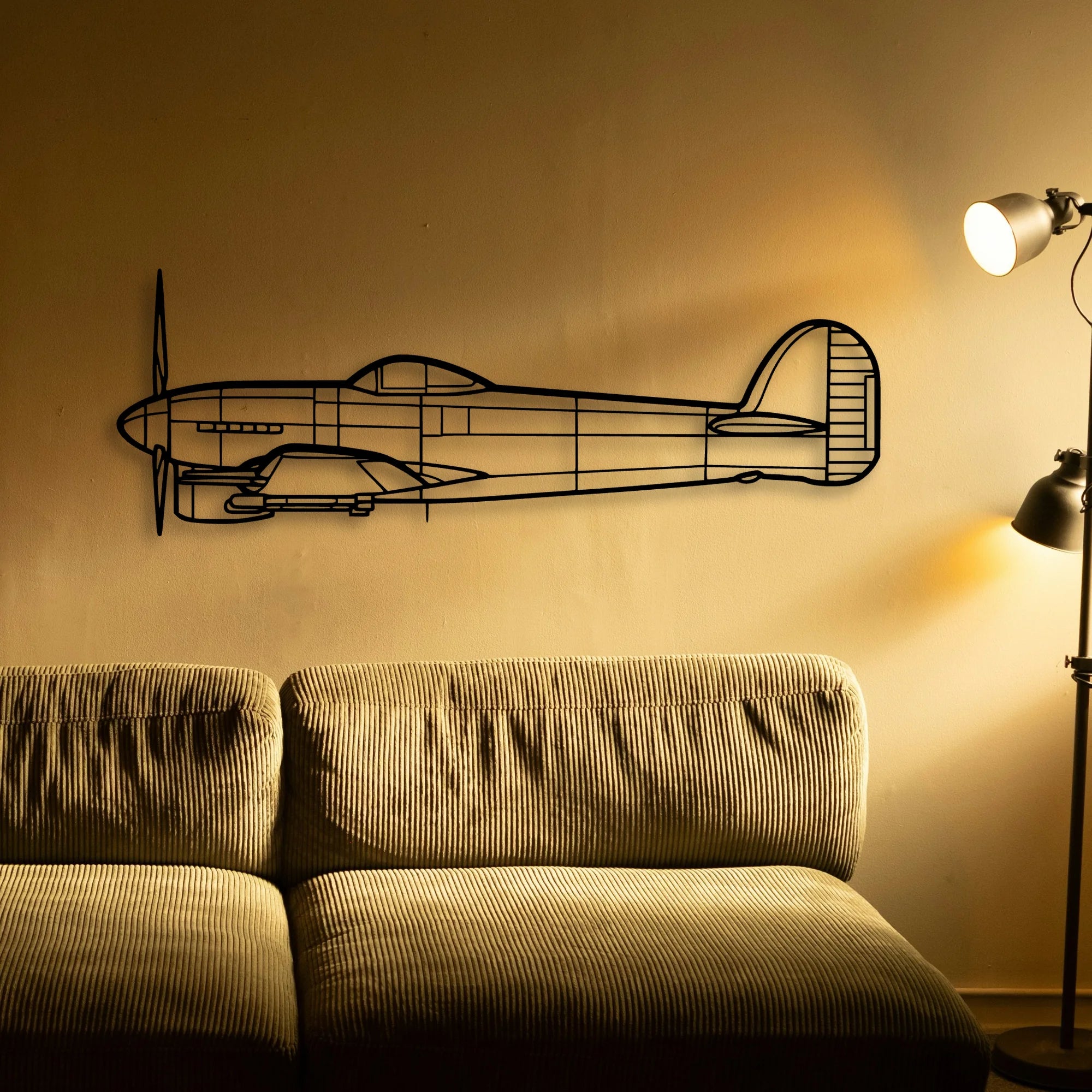 H145 Classic Aircraft Silhouette Metal Wall Art - Tinvibe