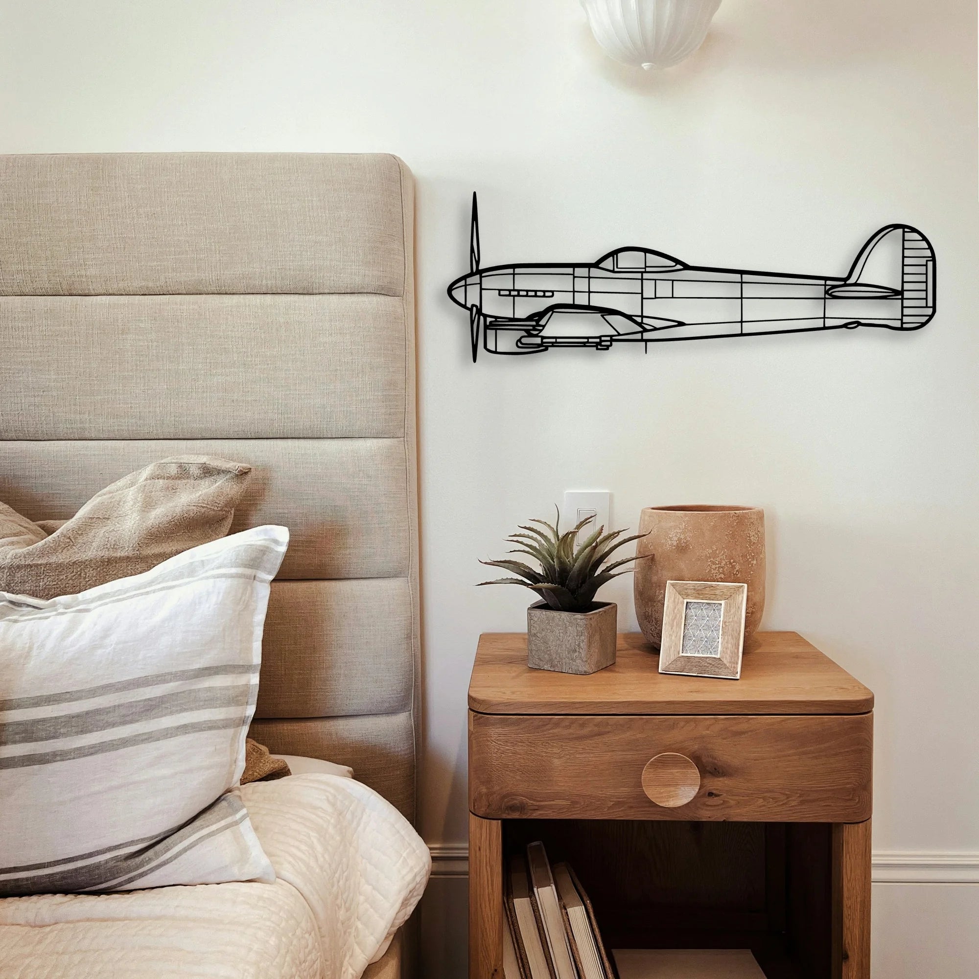 H145 Classic Aircraft Silhouette Metal Wall Art - Tinvibe
