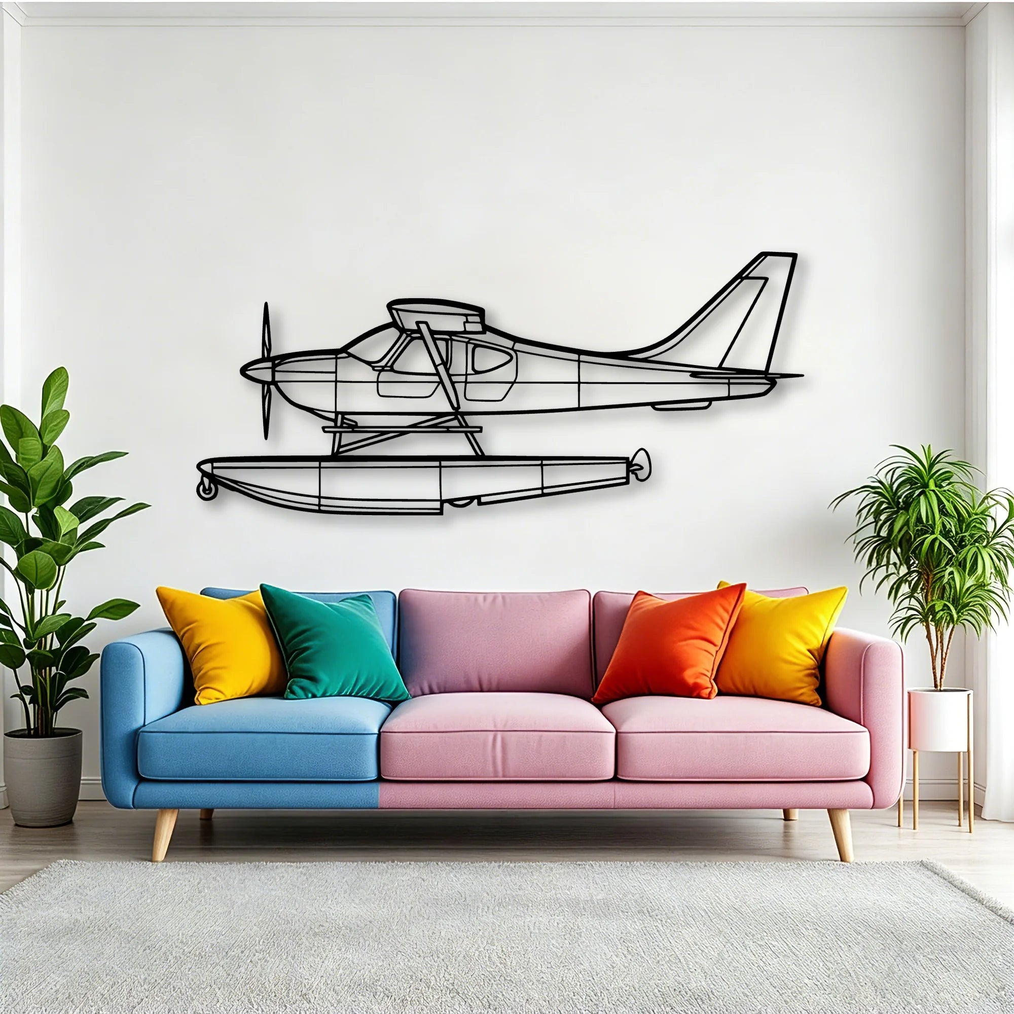 Hh 60 Pave Hawk Classic Aircraft Silhouette Metal Wall Art - Tinvibe