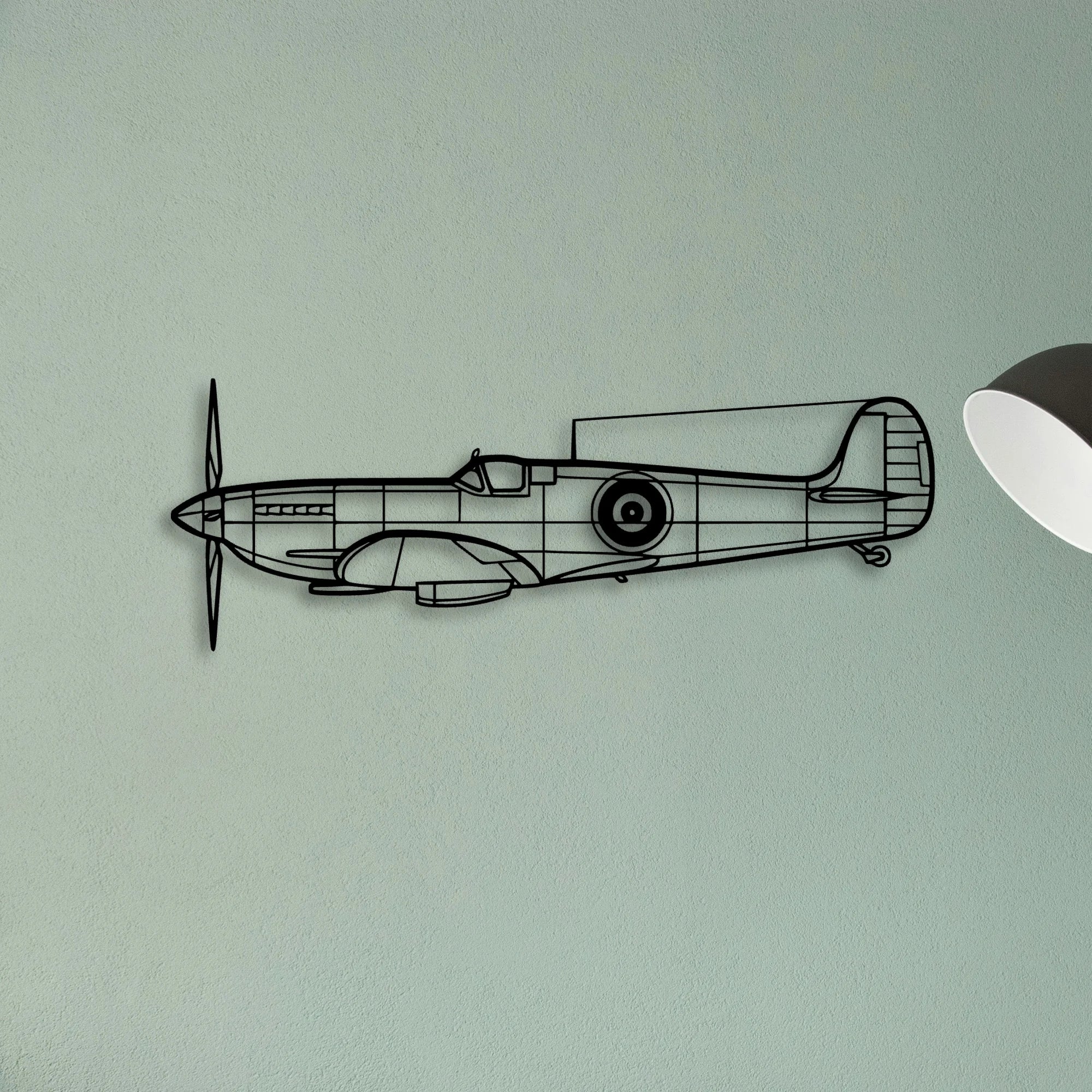 Hu 16B Albatross Classic Aircraft Silhouette Metal Wall Art - Tinvibe