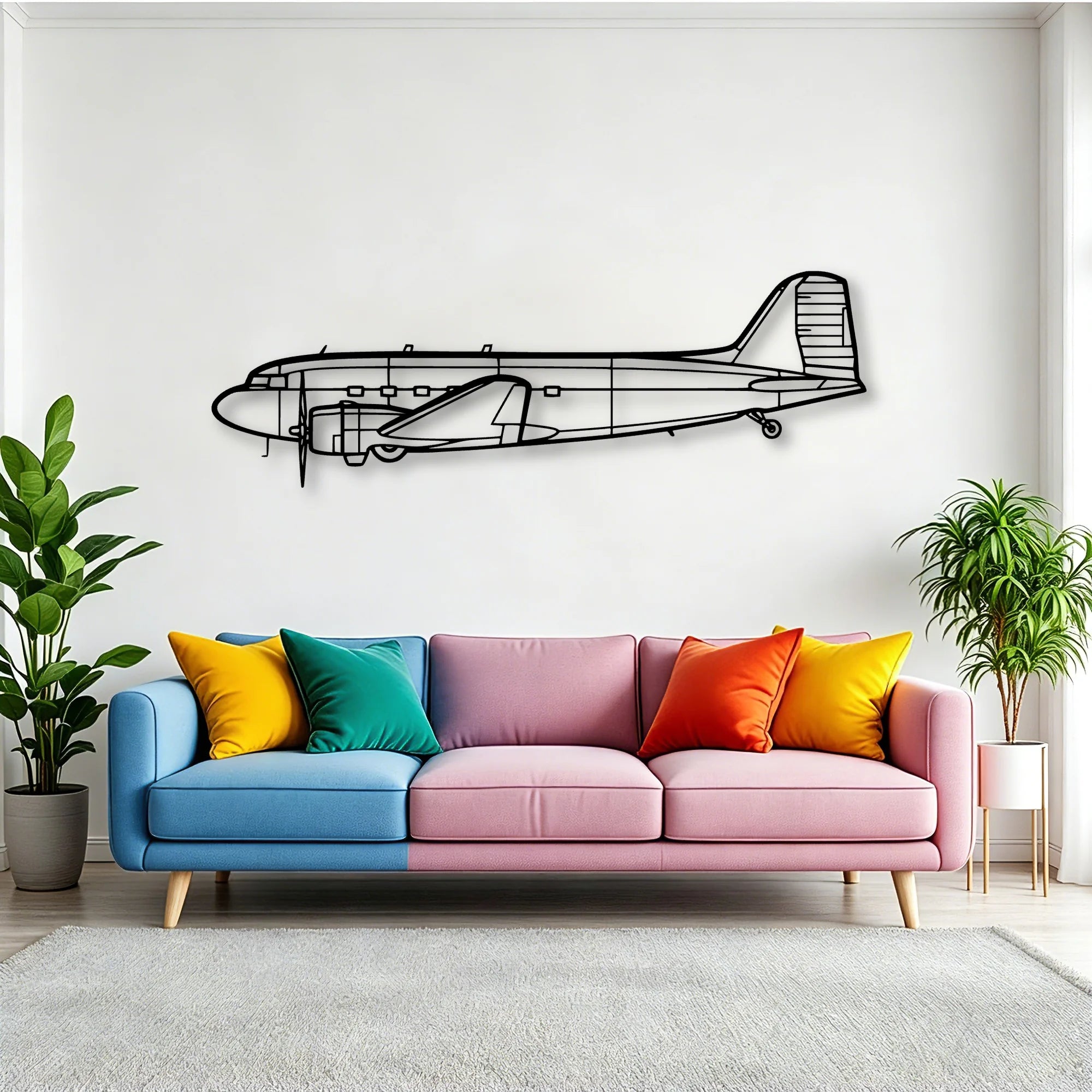 Kc 135R Stratotanker Classic Aircraft Silhouette Metal Wall Art - Tinvibe