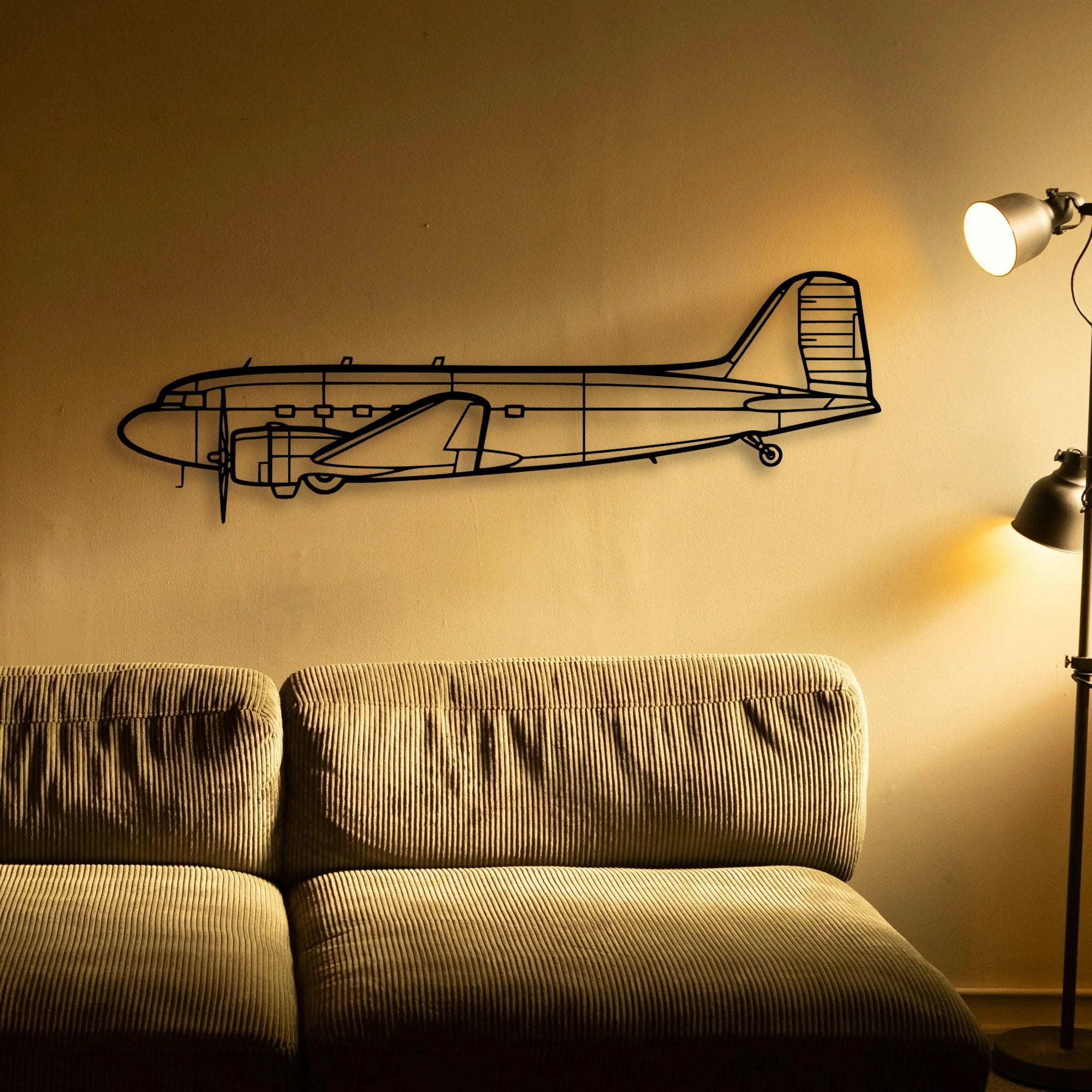Kc 135R Stratotanker Classic Aircraft Silhouette Metal Wall Art - Tinvibe