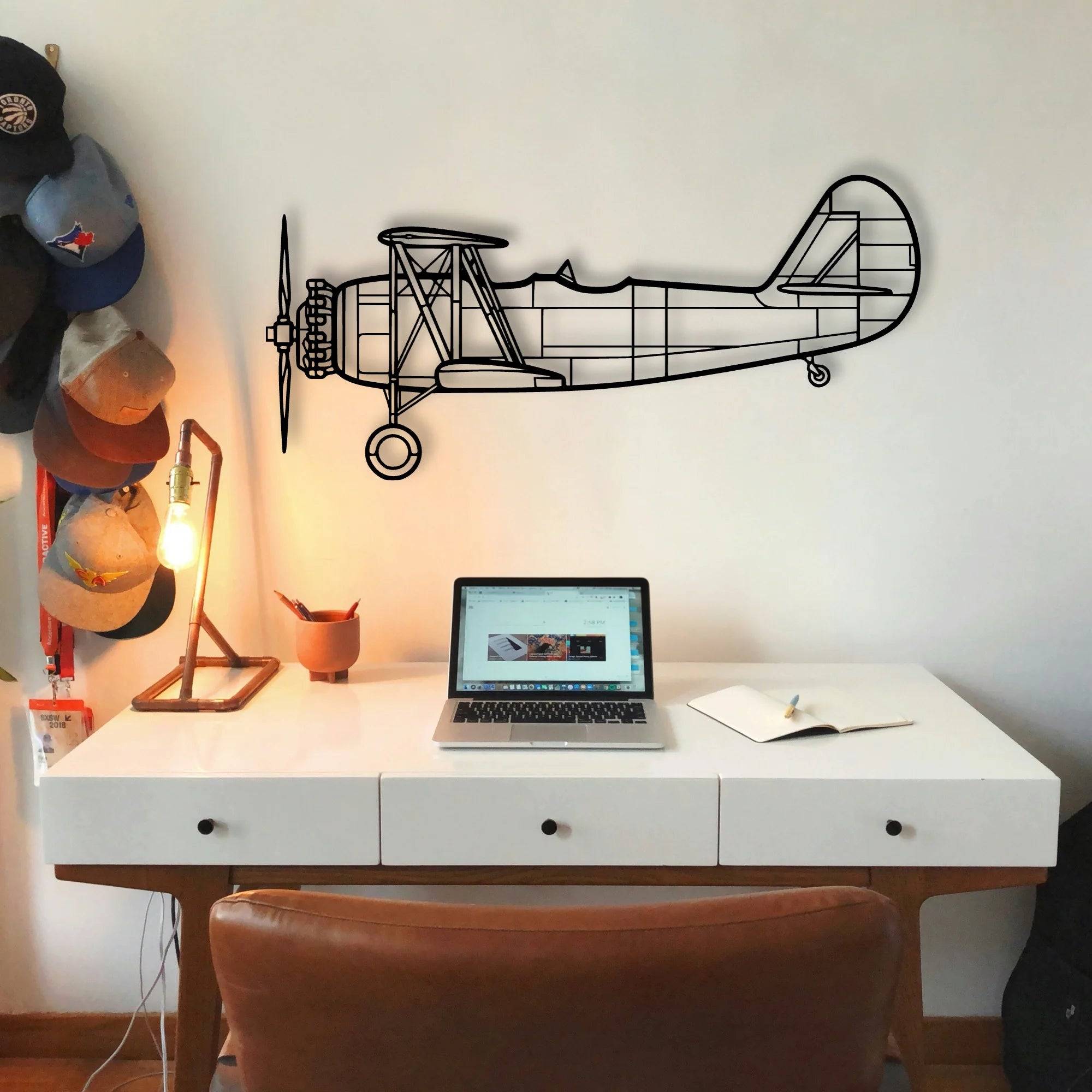Kc 46 Classic Aircraft Silhouette Metal Wall Art - Tinvibe