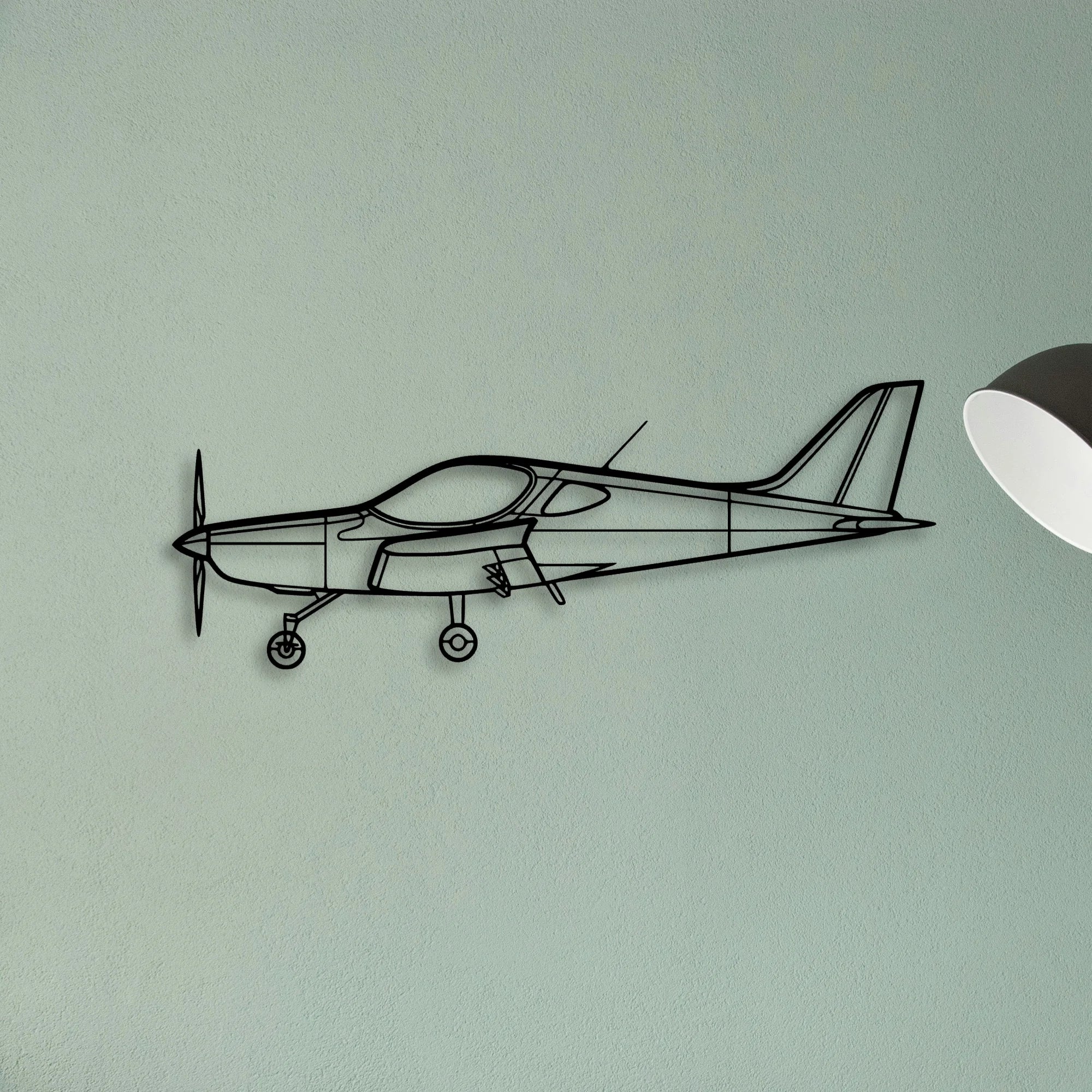 King Air C90A Classic Aircraft Silhouette Metal Wall Art - Tinvibe