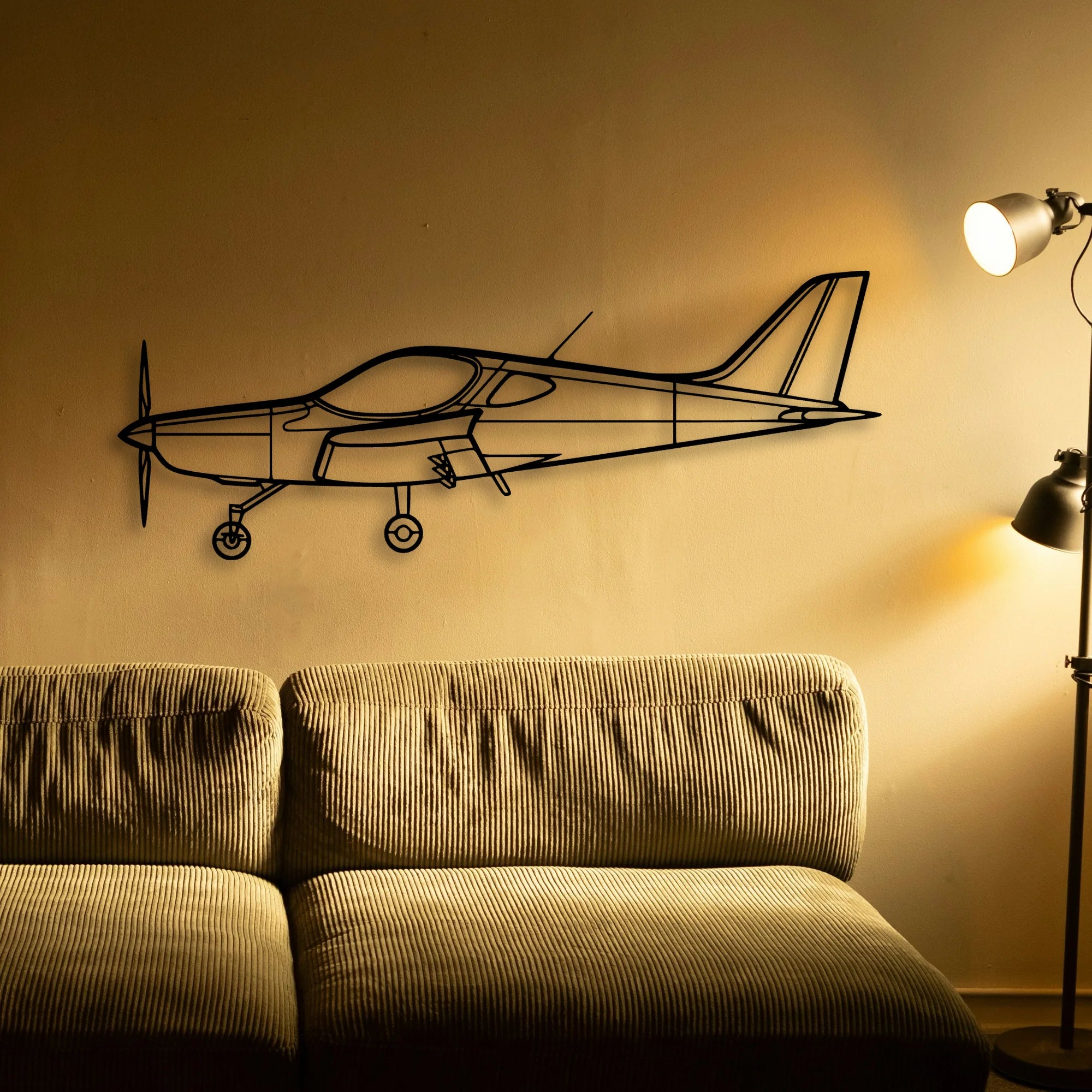 King Air C90A Classic Aircraft Silhouette Metal Wall Art - Tinvibe