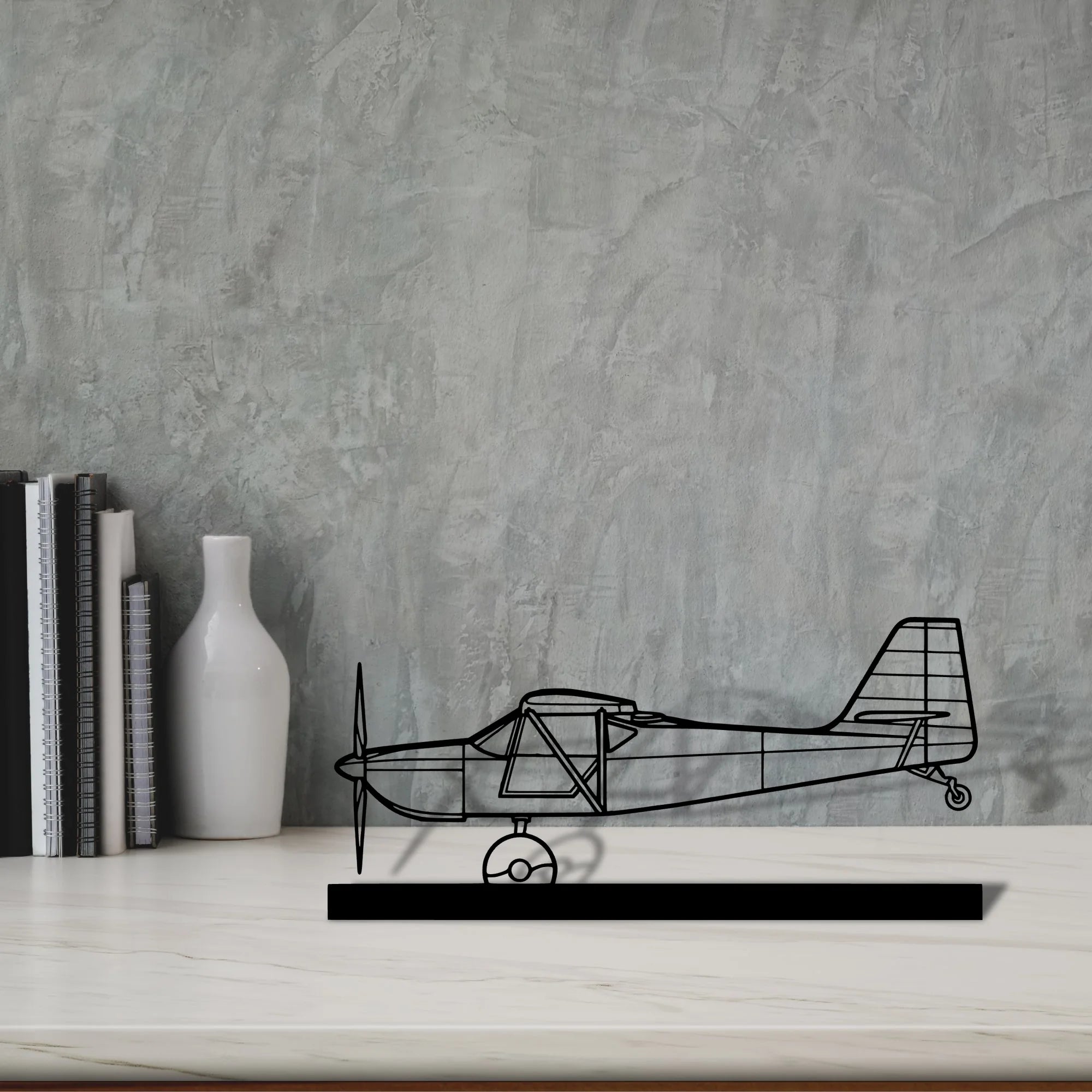 kitfox-5-2 Silhouette Metal Art Stand - Tinvibe