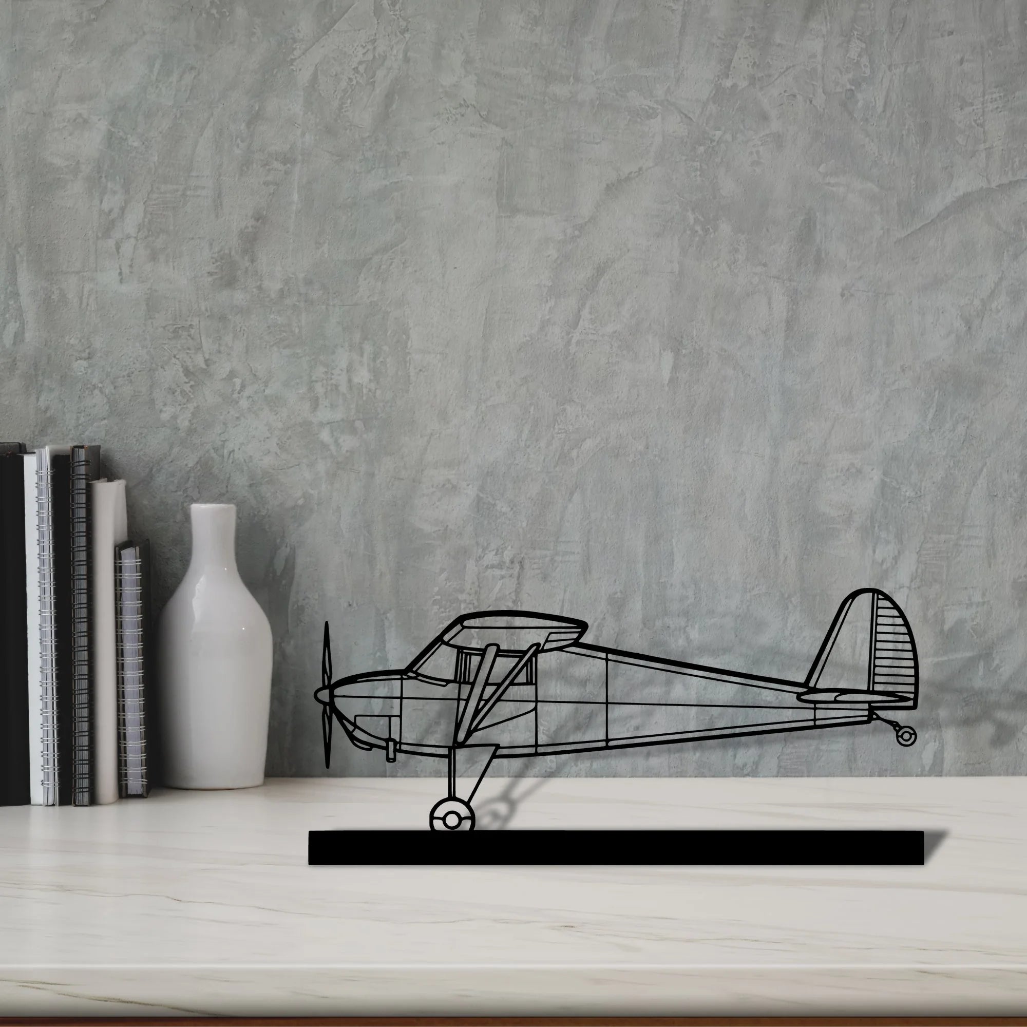 luscombe-8a-2 Silhouette Metal Art Stand - Tinvibe