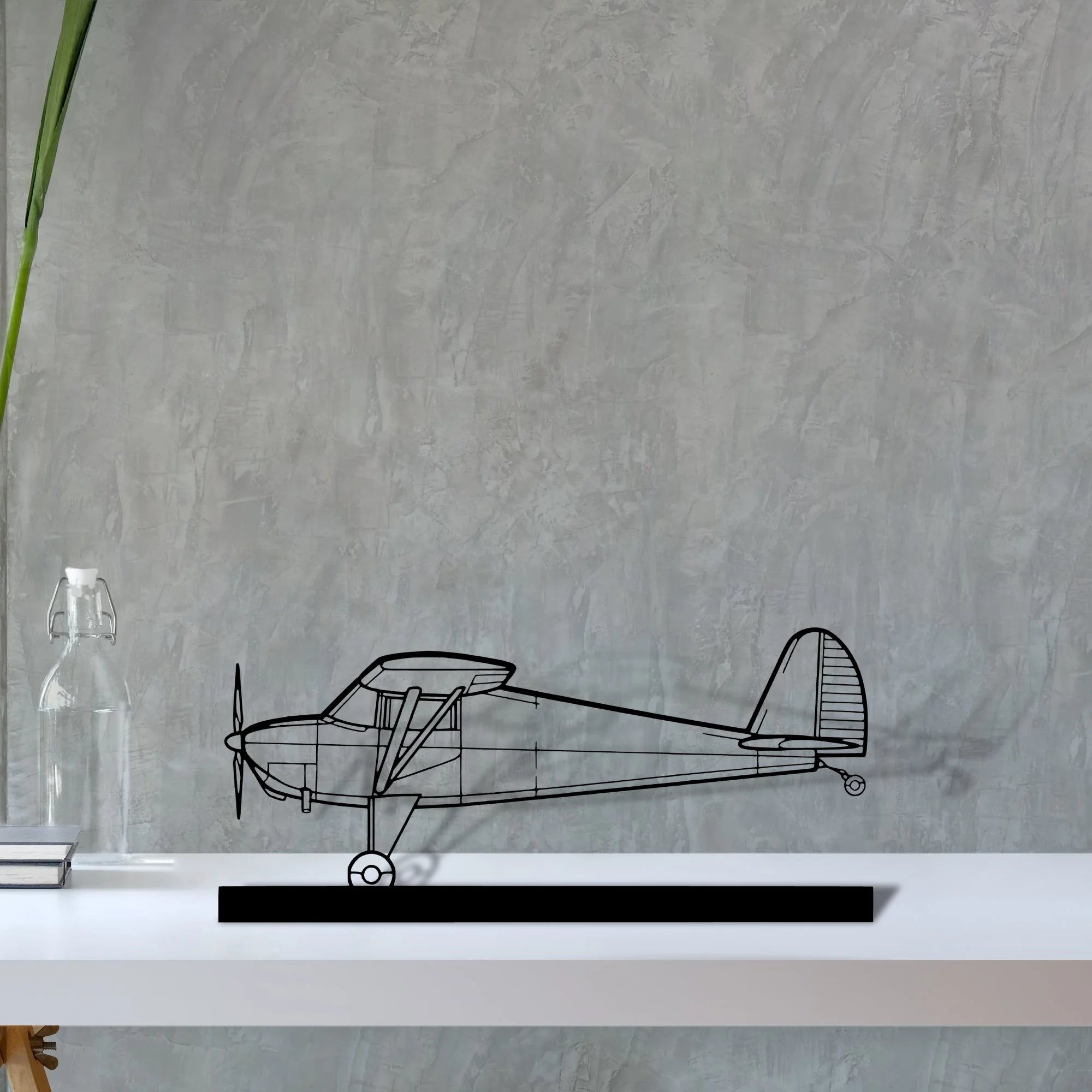 luscombe-8a Silhouette Metal Art Stand - Tinvibe