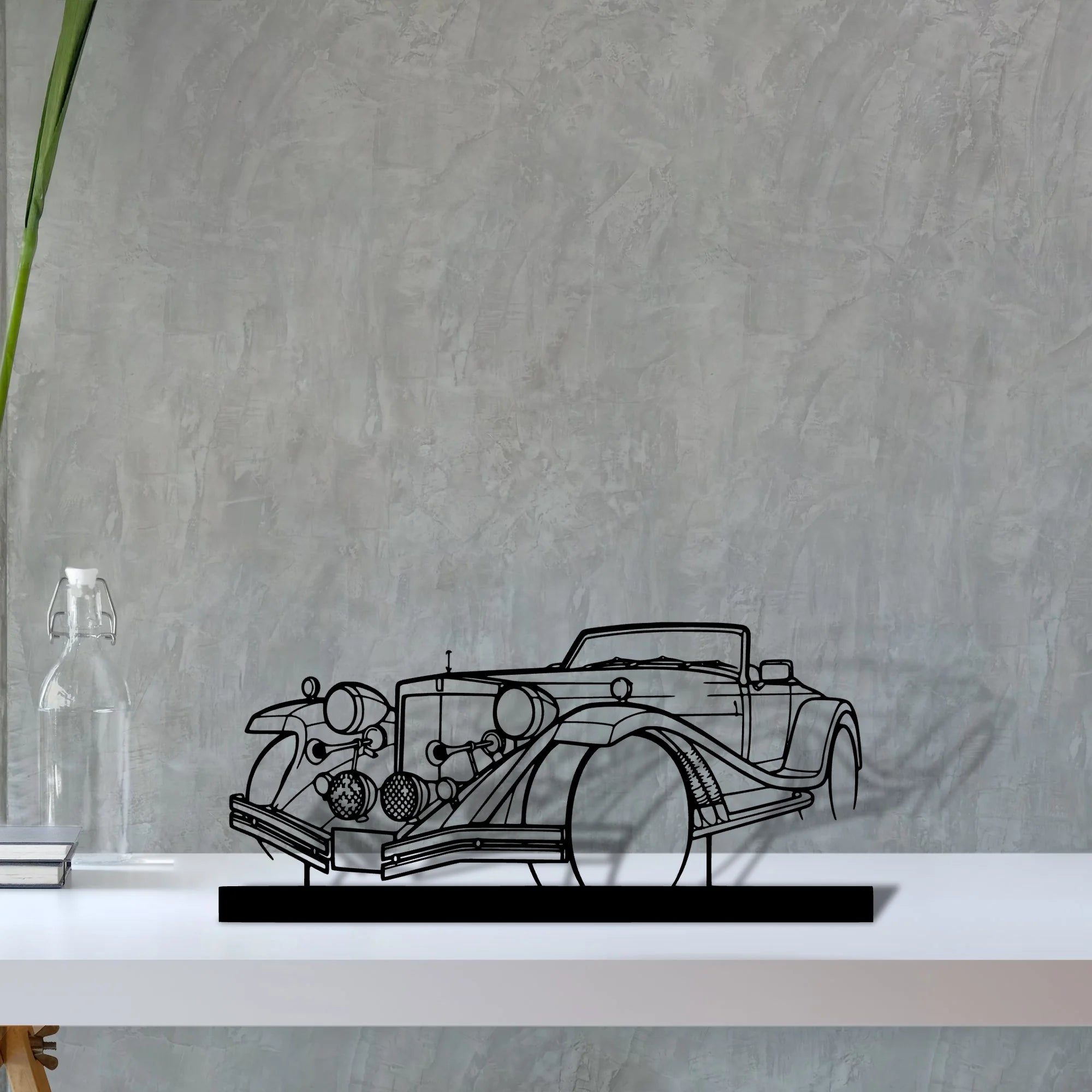 mercury-1977 Silhouette Metal Art Stand - Tinvibe