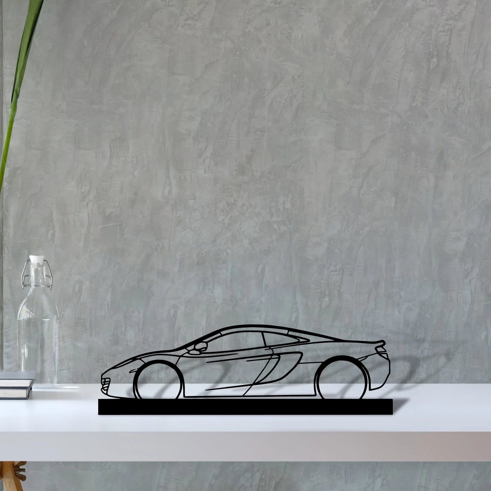 mp4-12c Silhouette Metal Art Stand - Tinvibe