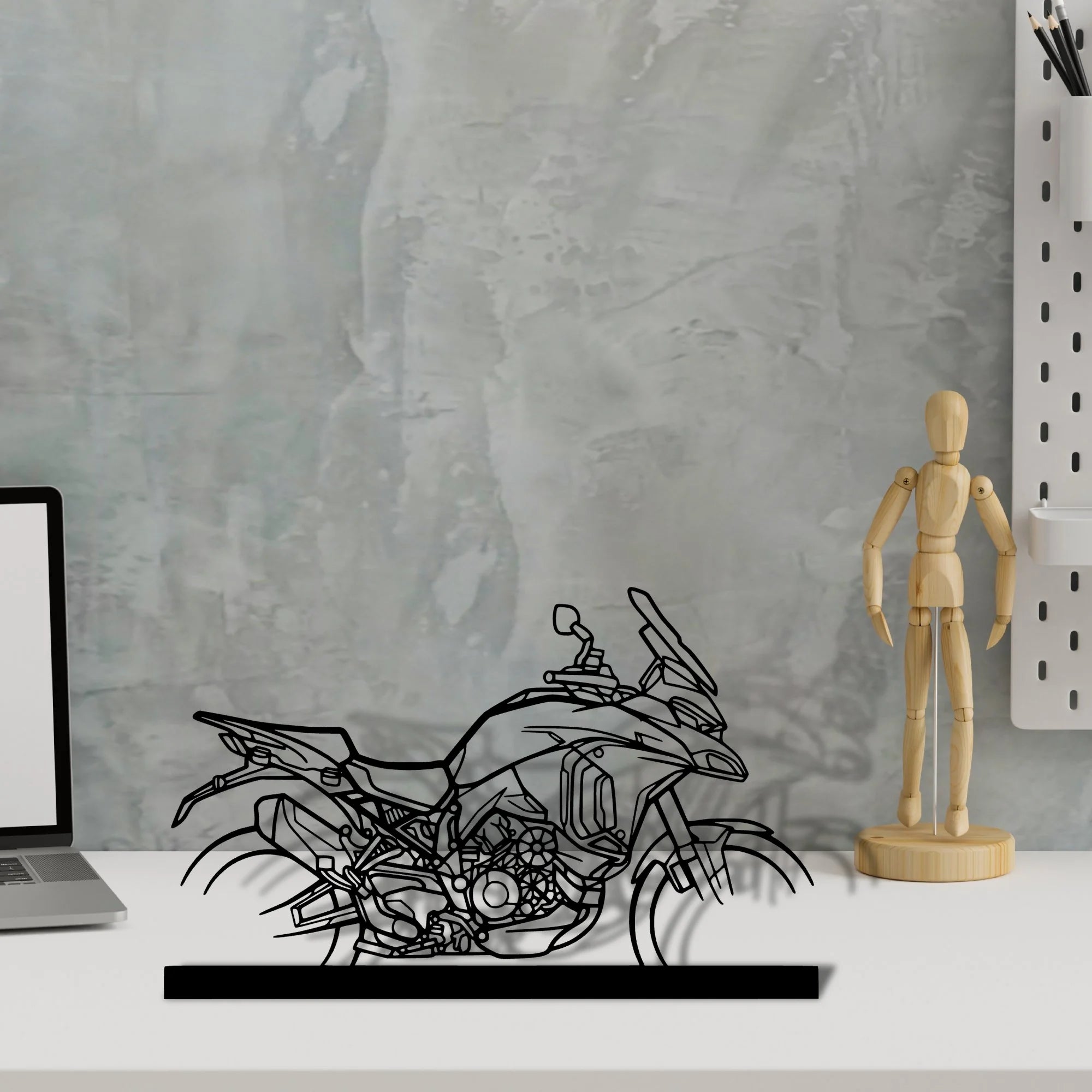 multistrada-v4s Silhouette Metal Art Stand - Tinvibe