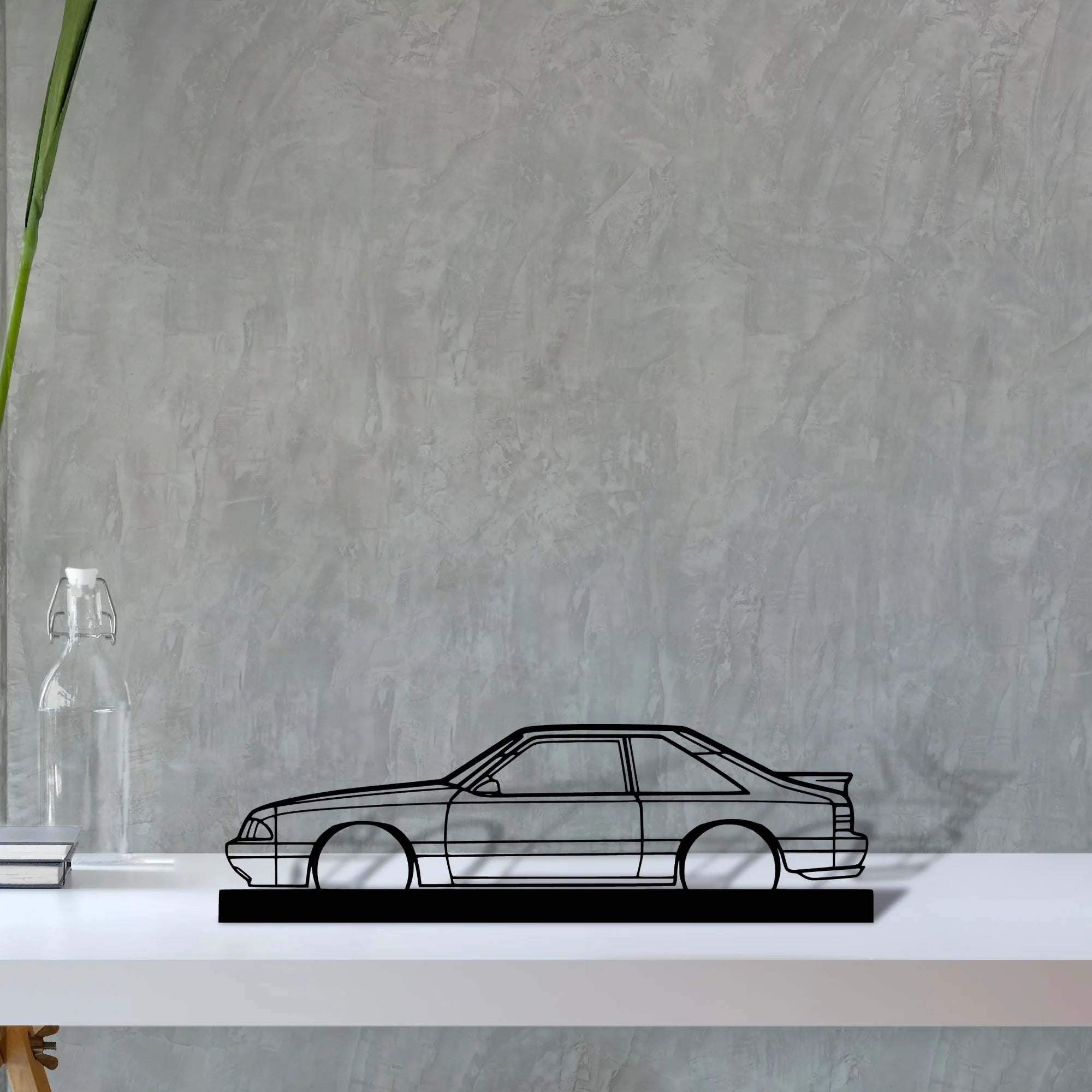 mustang-lx Silhouette Metal Art Stand - Tinvibe