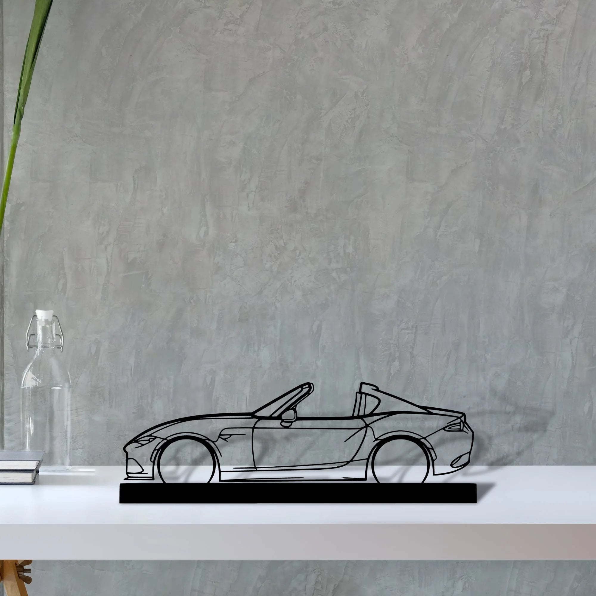 mx-5-rf Silhouette Metal Art Stand - Tinvibe