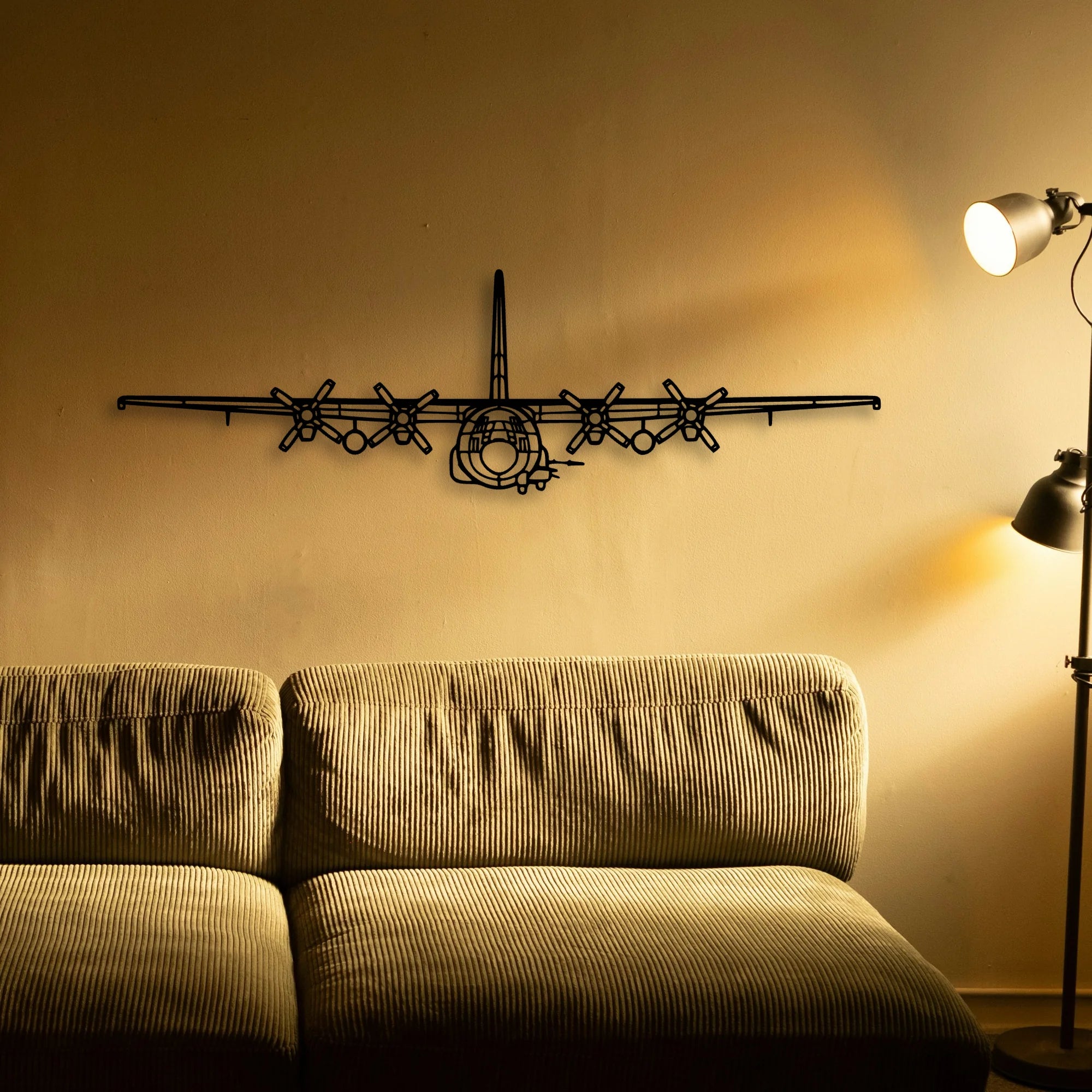 N3N 3 Classic Aircraft Silhouette Metal Wall Art - Tinvibe