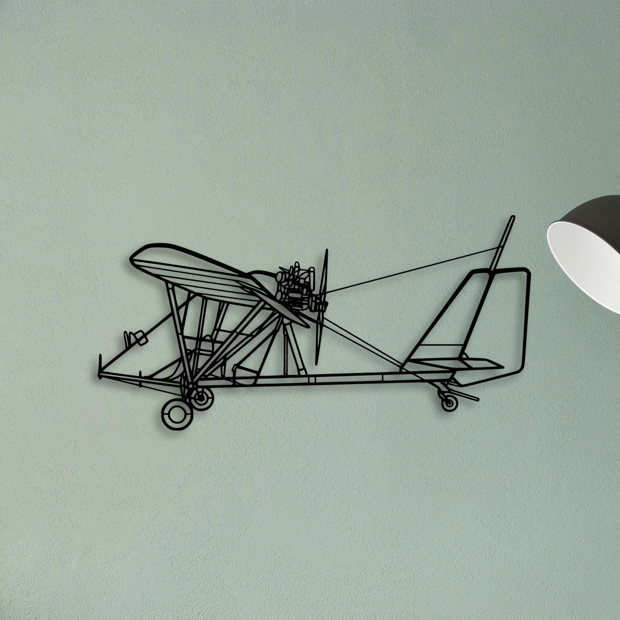 PA 28 180 Cherokee Archer Classic Aircraft Silhouette Metal Wall Art - Tinvibe