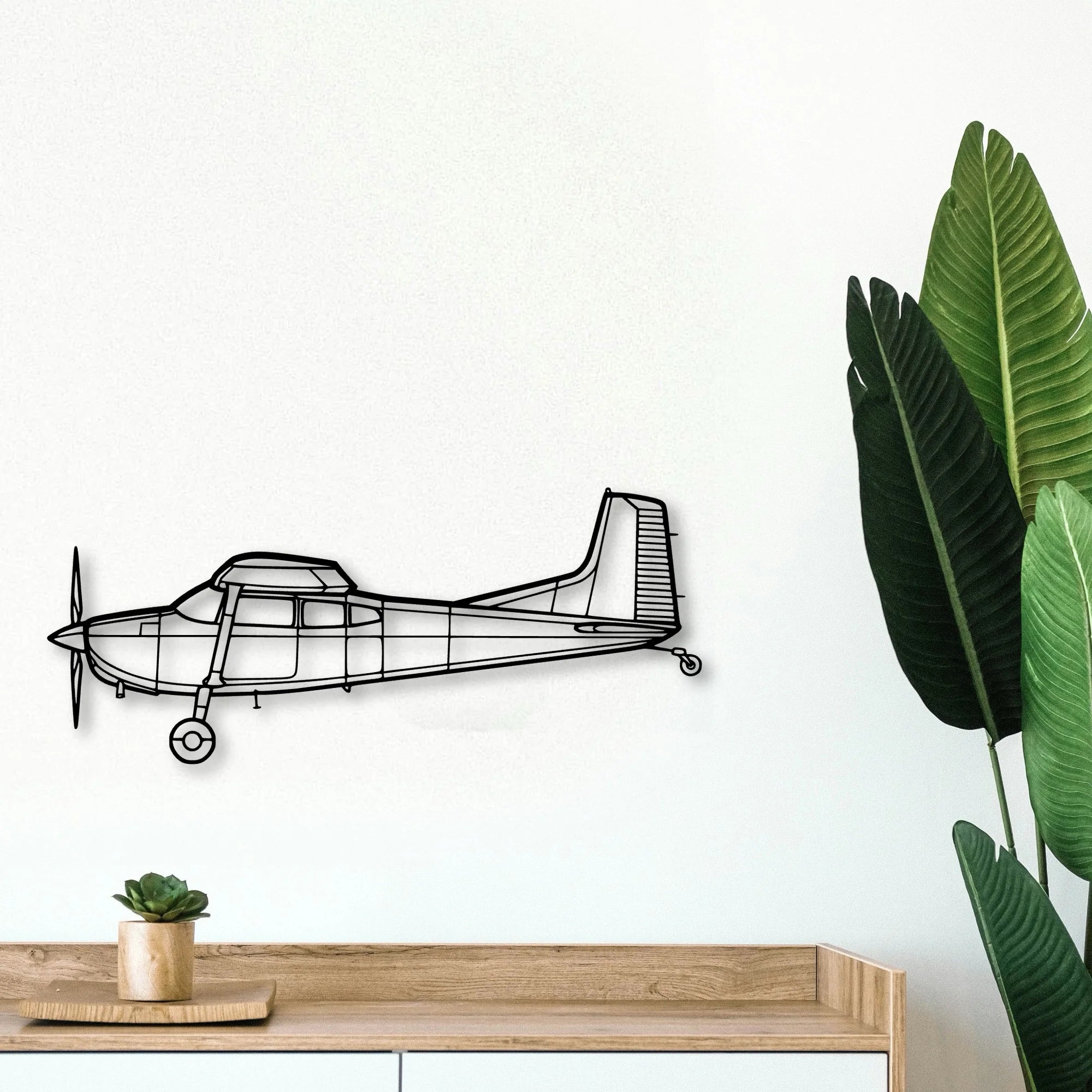 PA 30 Twin Comanche Classic Aircraft Silhouette Metal Wall Art - Tinvibe