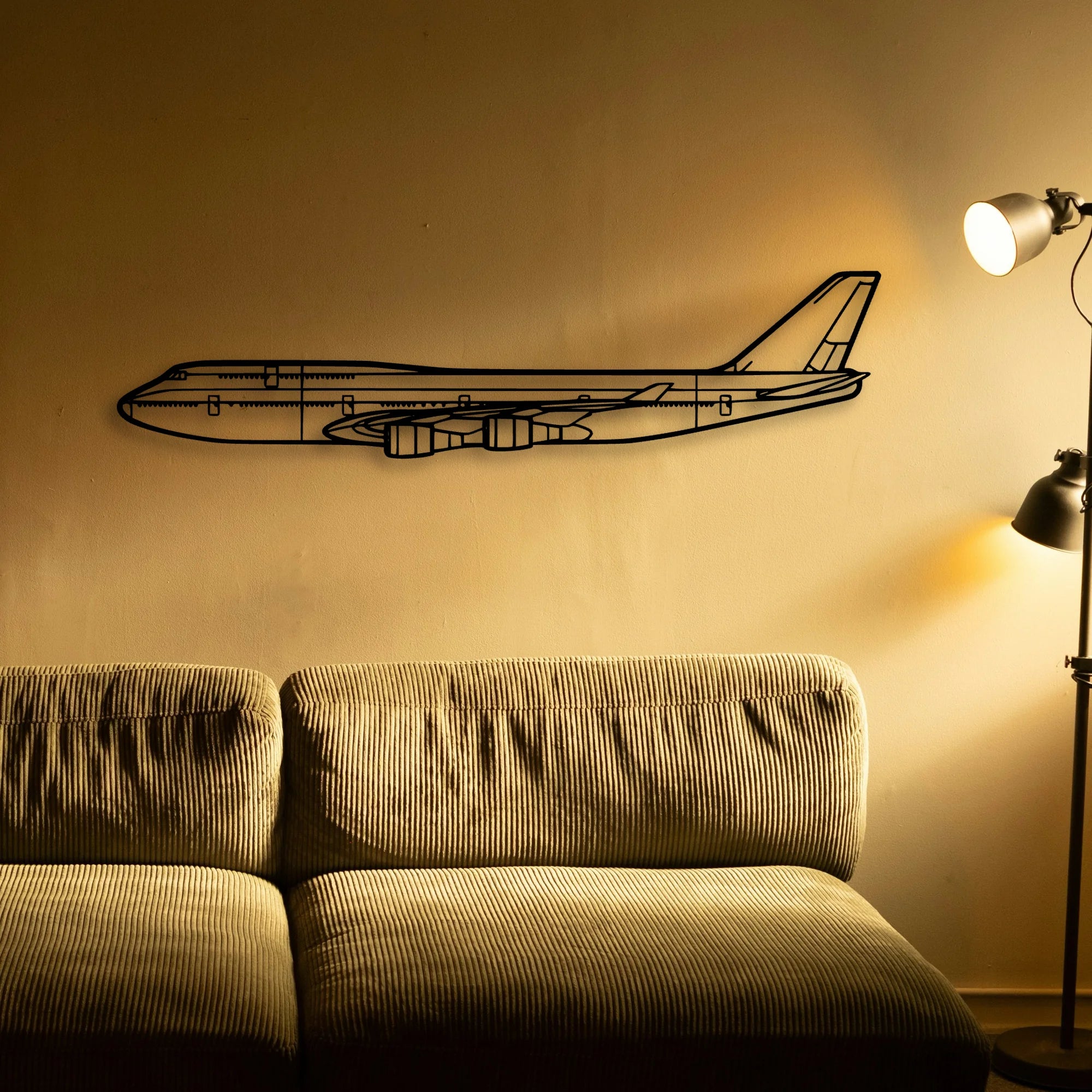 PA 32R 301 Saratoga Hp Ii Classic Aircraft Silhouette Metal Wall Art - Tinvibe